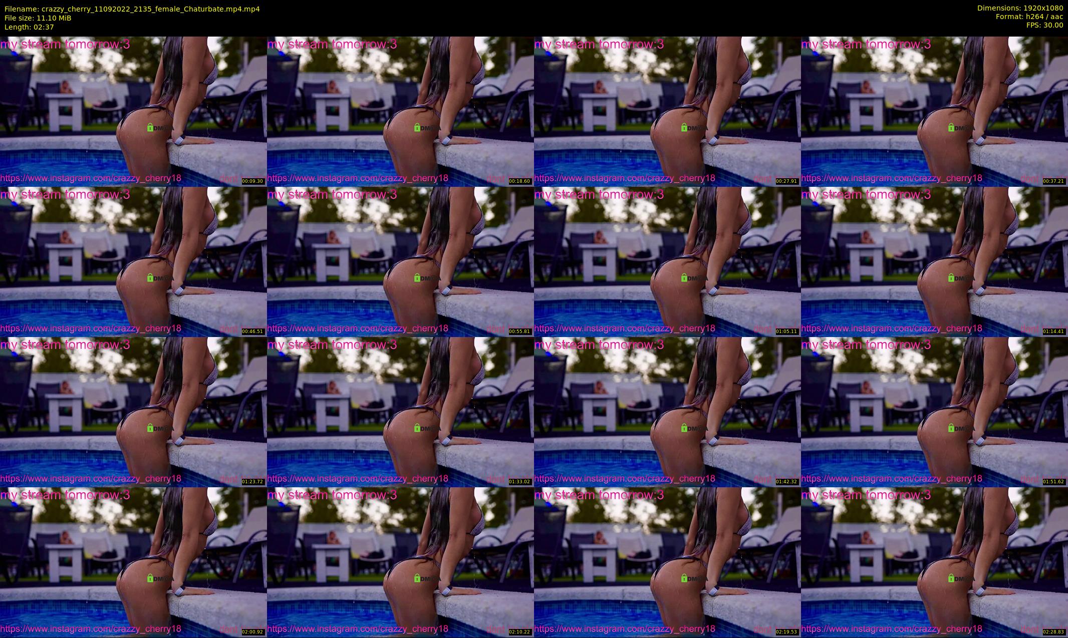 crazzy_cherry — 3 minute Chaturbate female cam show recording, 1080p, Sep 11, 2022