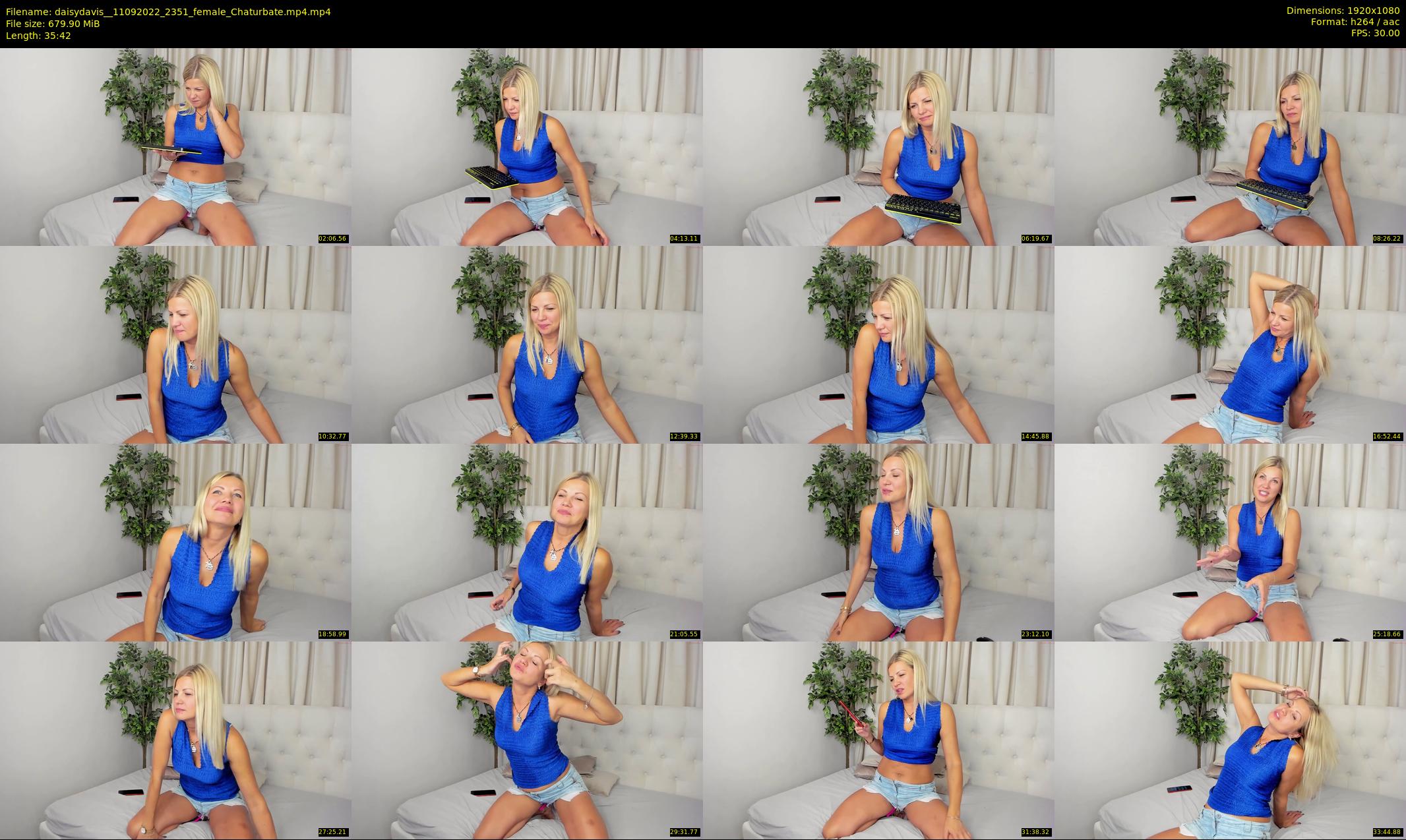 daisydavis_ — 36 minute Chaturbate female cam show recording, 1080p, Sep 11, 2022
