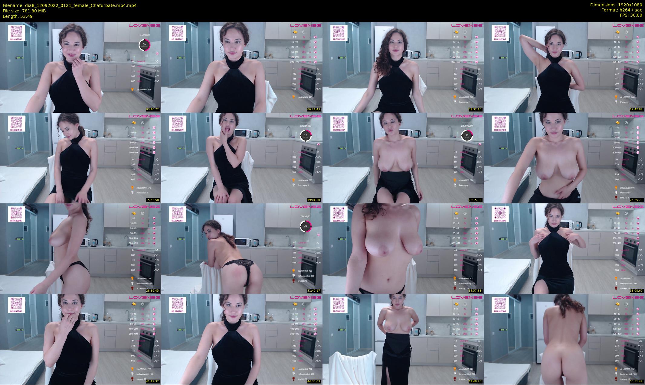 dia8 — 54 minute Chaturbate female cam show recording, 1080p, Sep 12, 2022