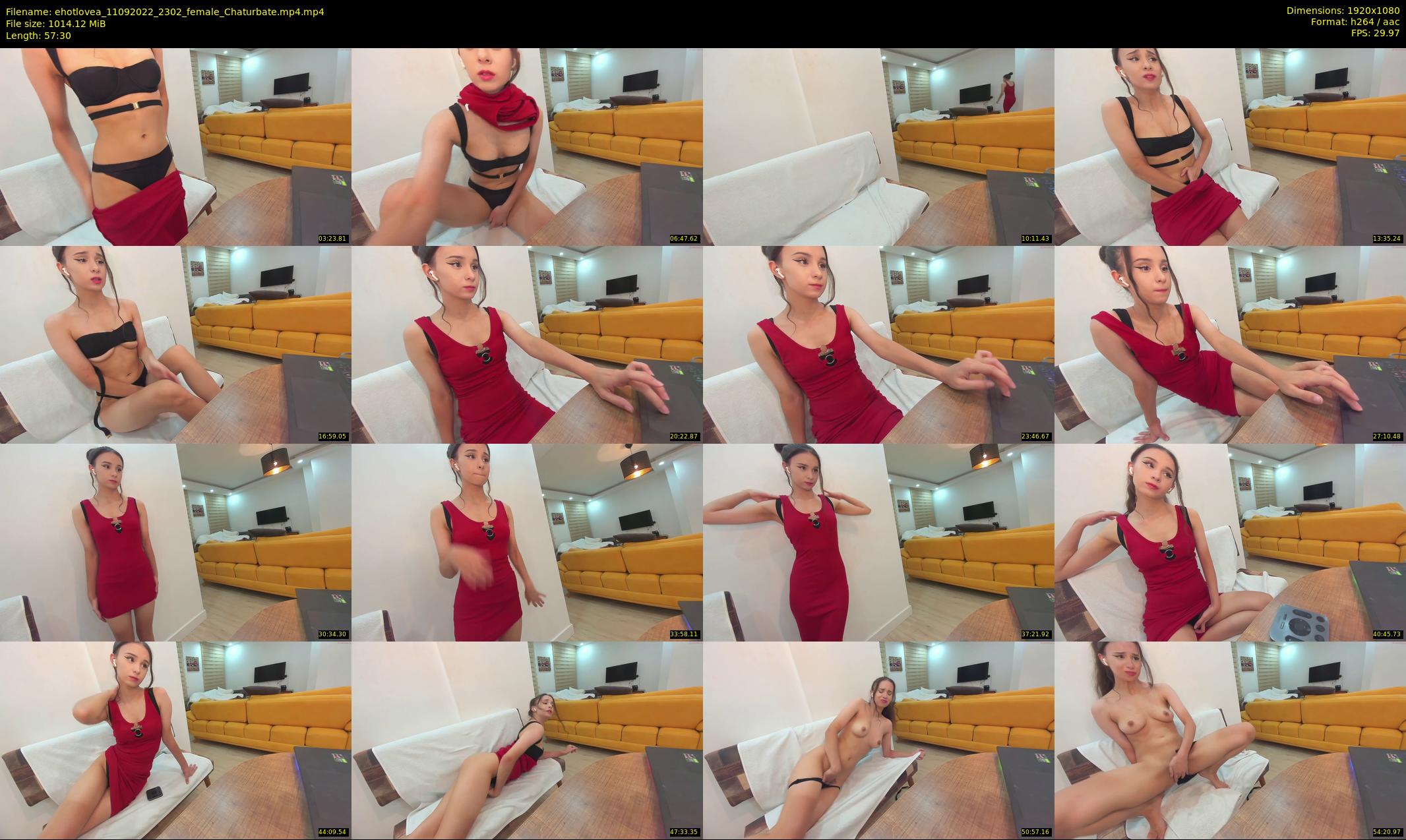 ehotlovea — 58 minute Chaturbate female cam show recording, 1080p, Sep 11, 2022