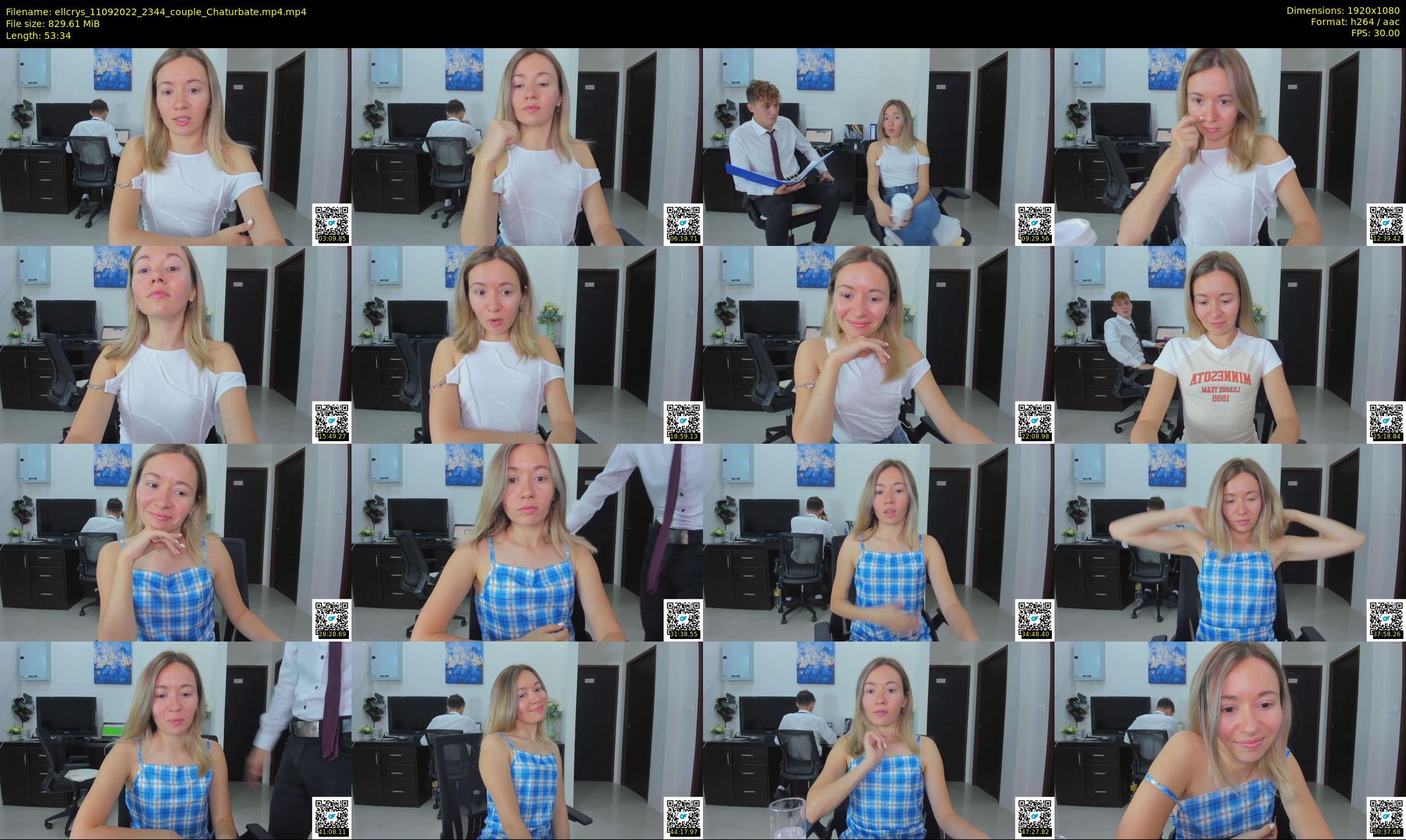 ellcrys — 54 minute Chaturbate couple cam show recording, 1080p, Sep 11, 2022