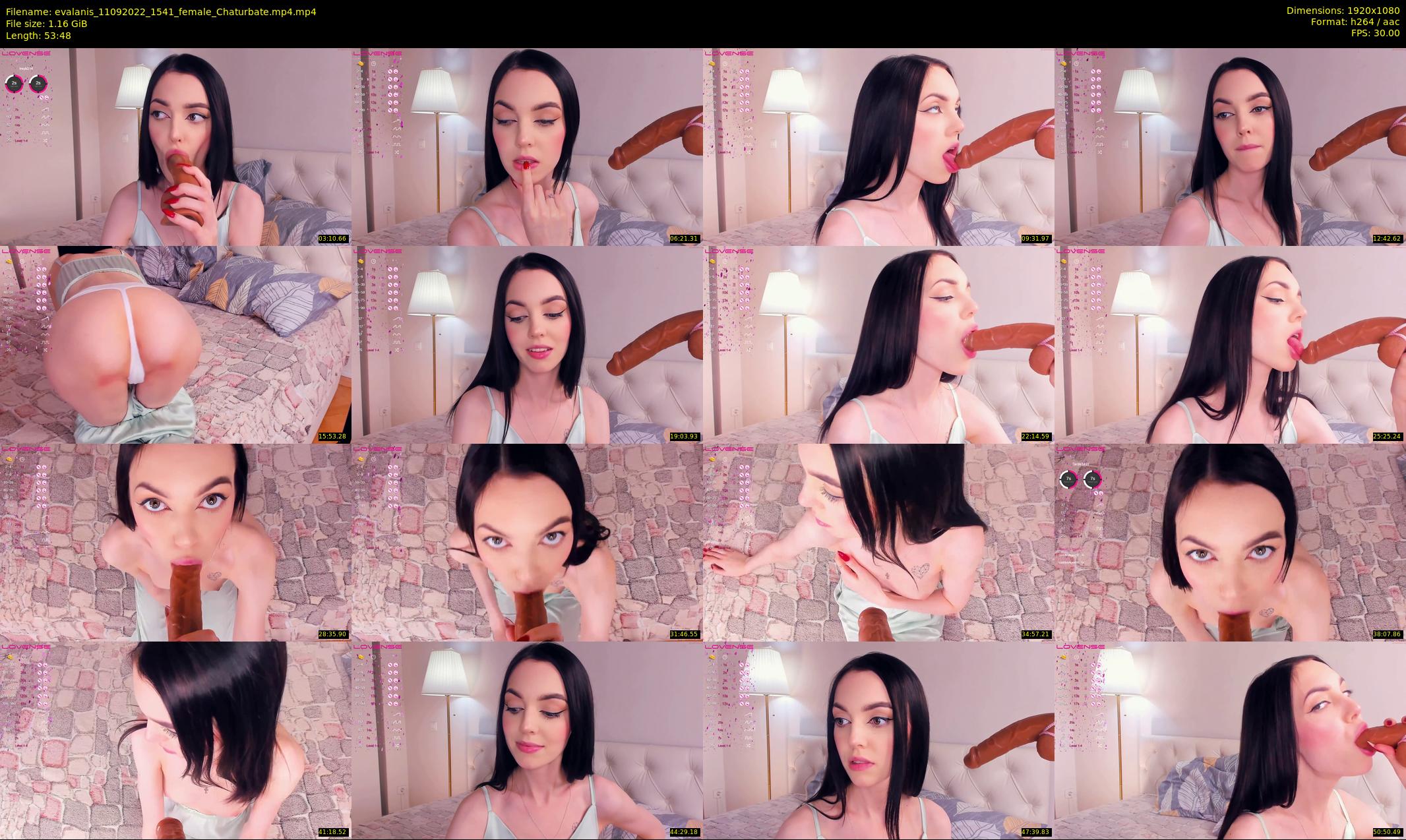 evalanis — 54 minute Chaturbate couple cam show recording, 1080p, Sep 11, 2022