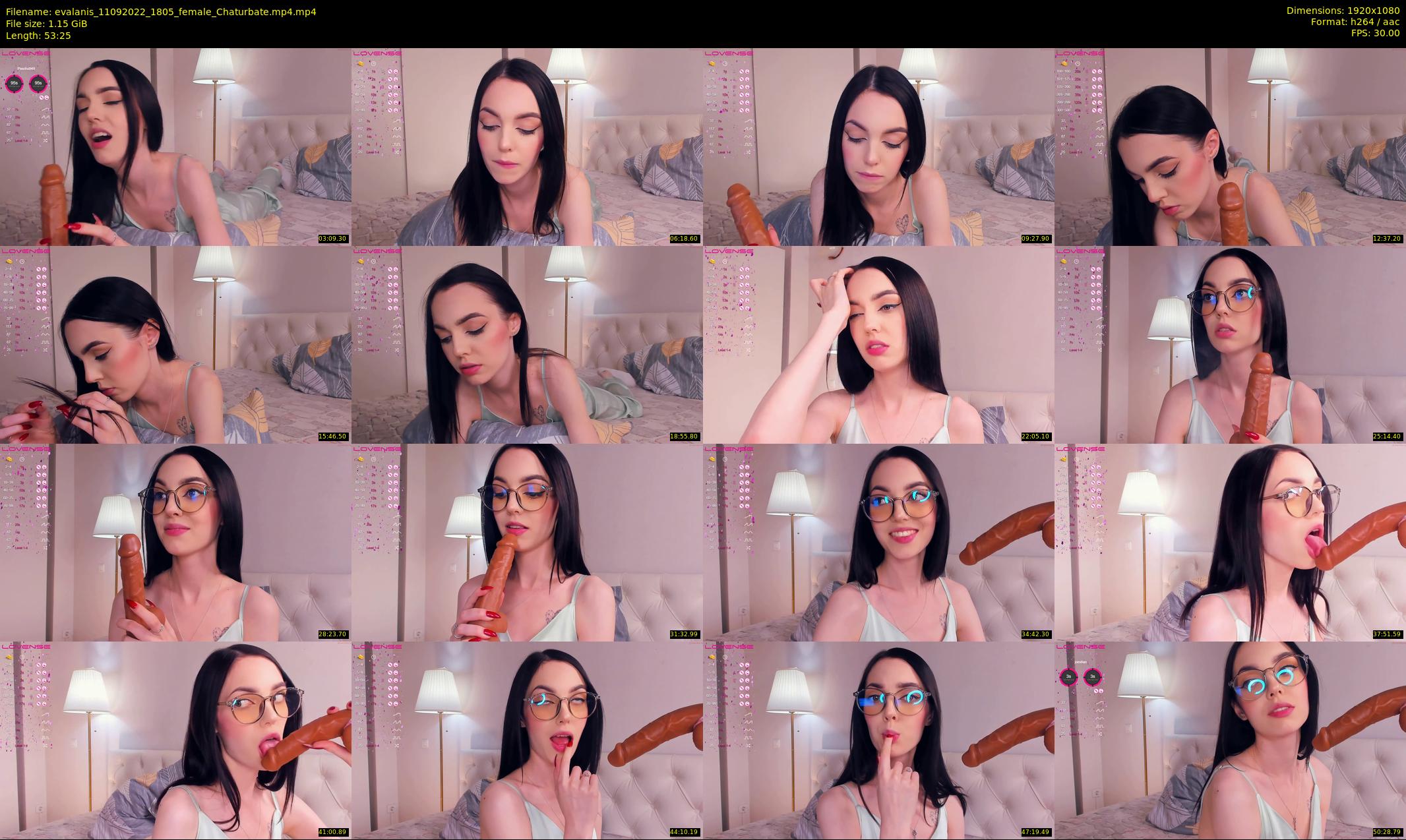 evalanis — 54 minute Chaturbate couple cam show recording, 1080p, Sep 11, 2022