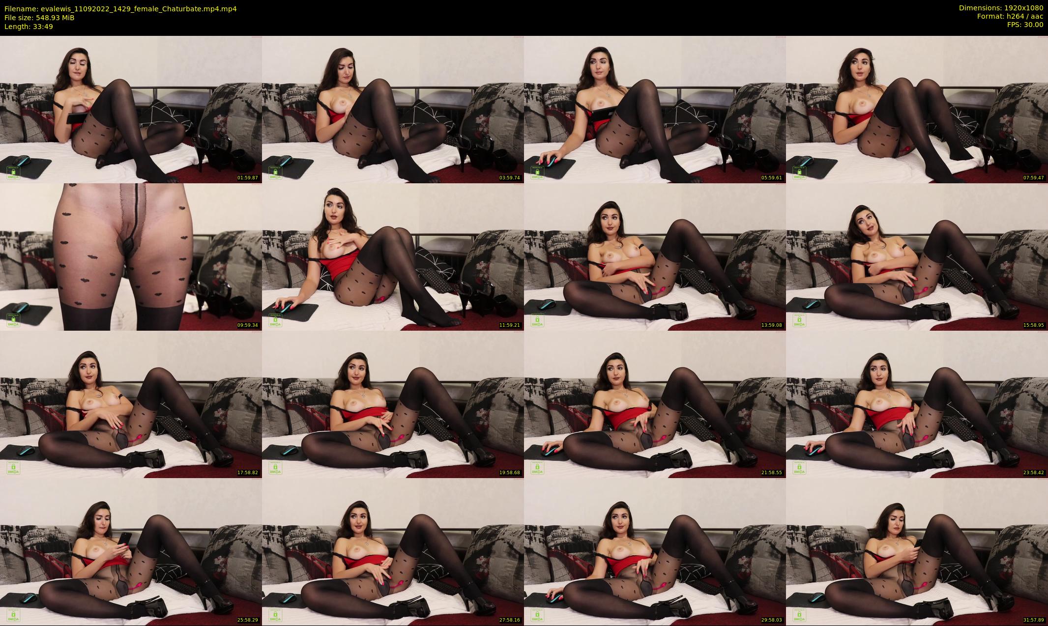 evalewis — 34 minute Chaturbate female cam show recording, 1080p, Sep 11, 2022