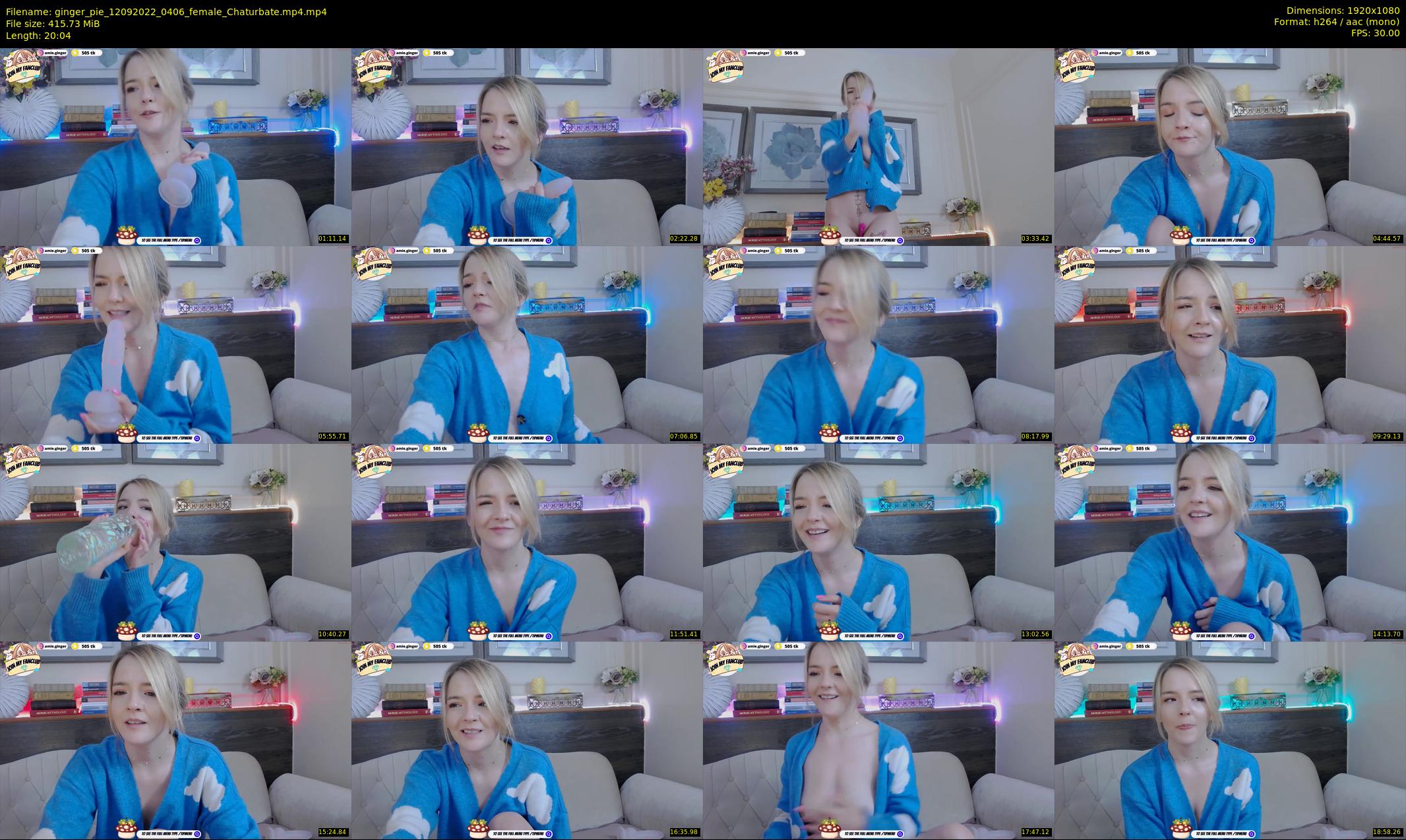 ginger_pie — 21 minute Chaturbate female cam show recording, 1080p, Sep 12, 2022