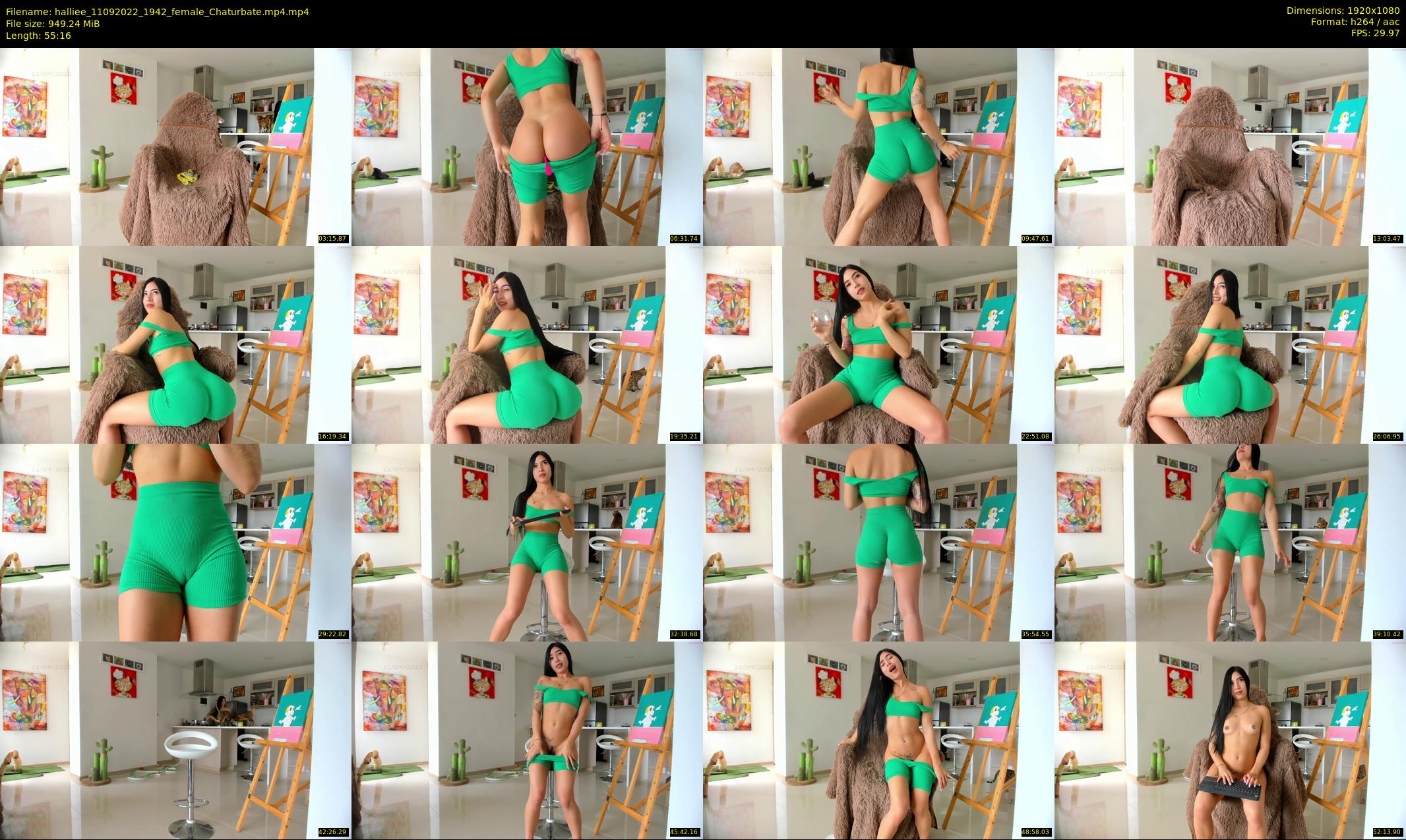 halliee — 56 minute Chaturbate couple cam show recording, 1080p, Sep 11, 2022