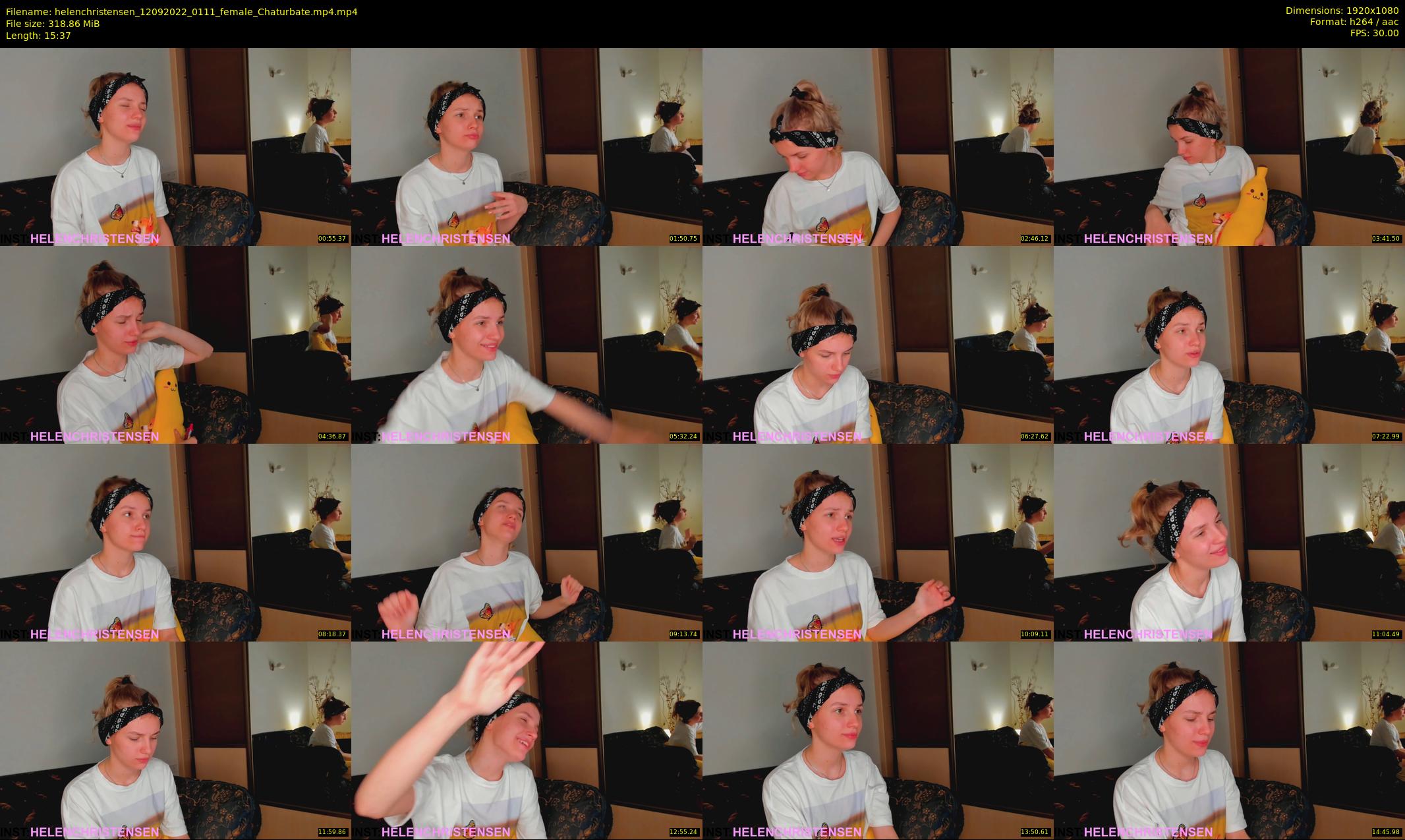 helenchristensen — 16 minute Chaturbate female cam show recording, 1080p, Sep 12, 2022