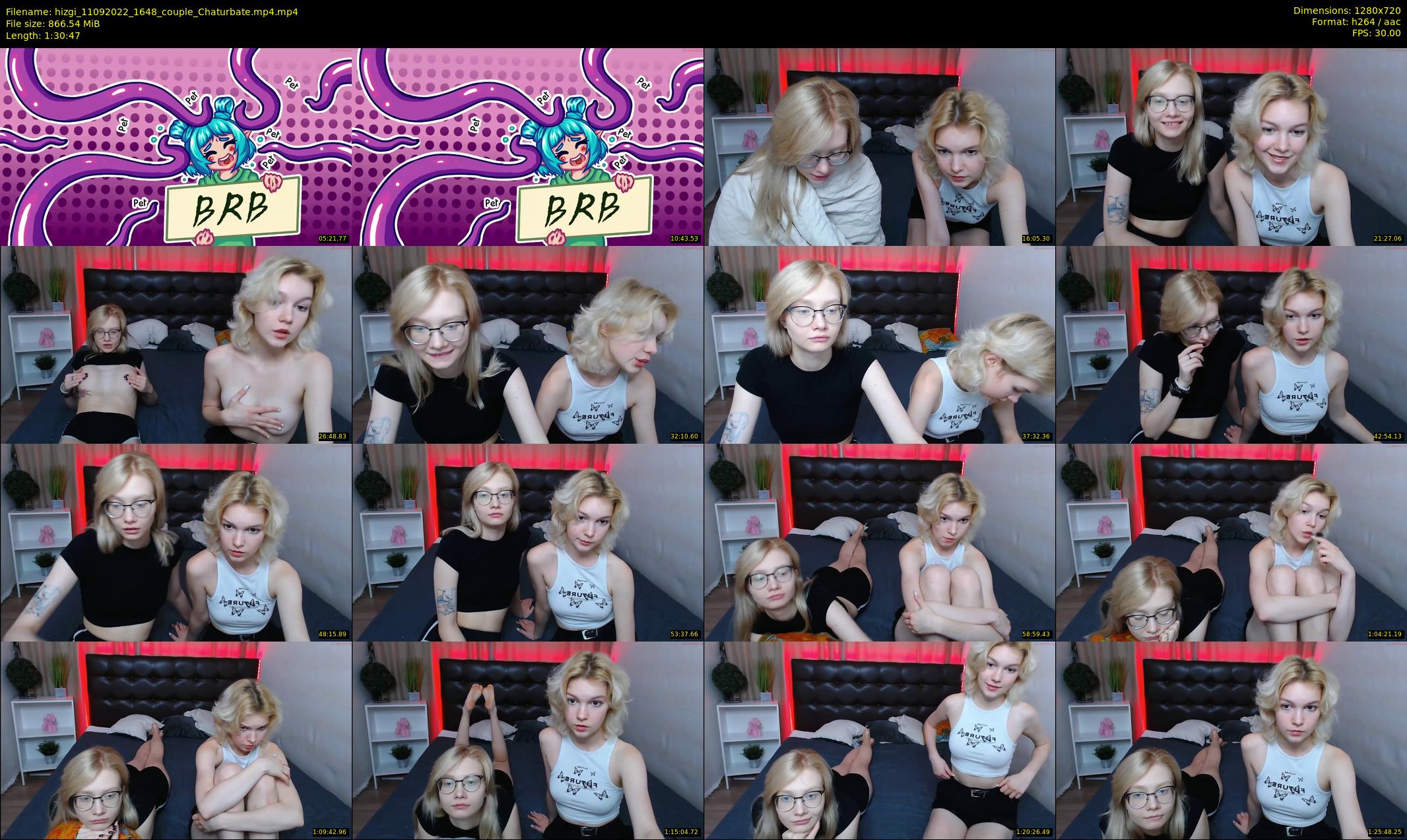 hizgi — 91 minute Chaturbate couple cam show recording, 720p, Sep 11, 2022