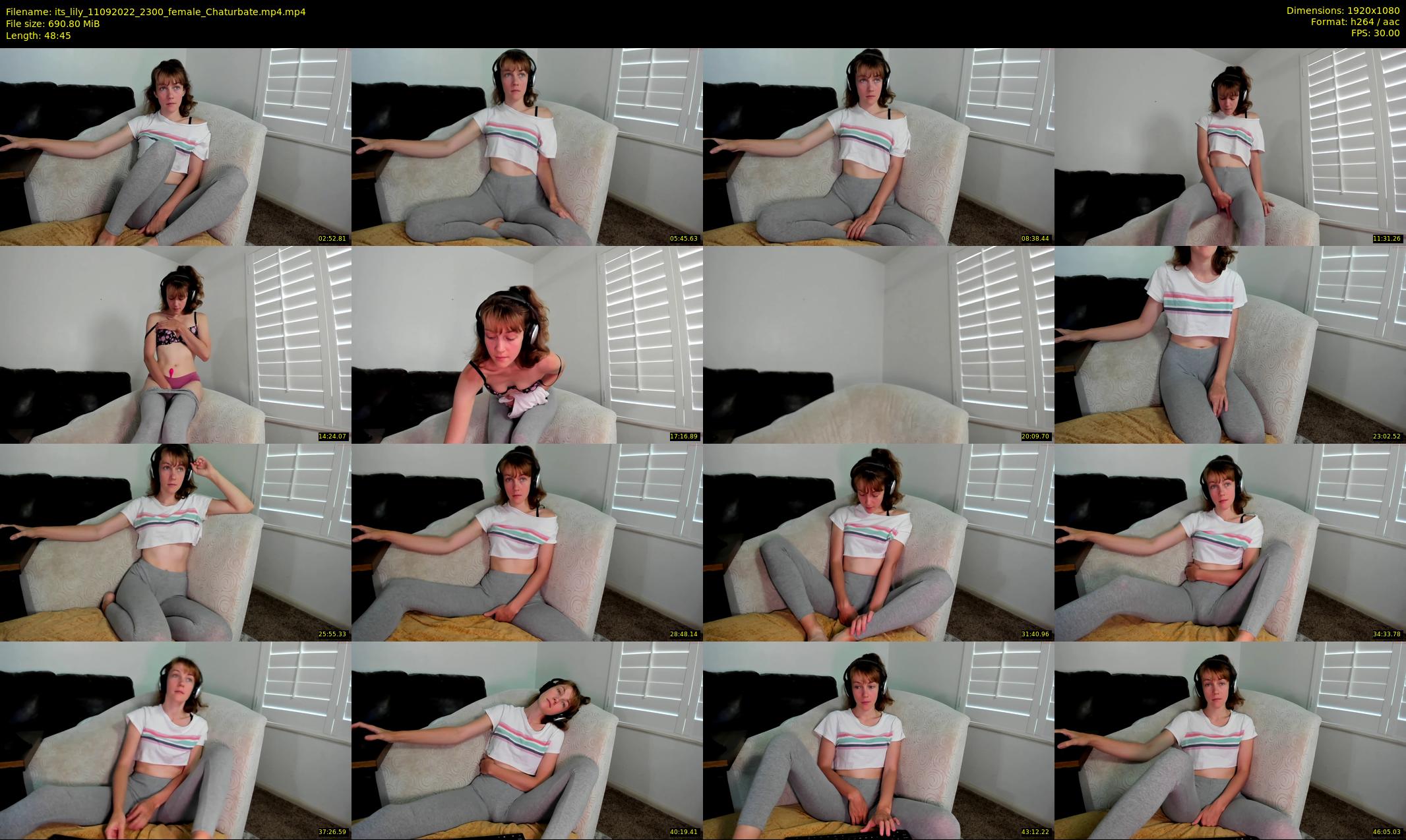 its_lily — 49 minute Chaturbate female cam show recording, 1080p, Sep 11, 2022