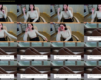 just_jenifer — 8 minute Chaturbate female cam show recording, 1080p, Sep 11, 2022