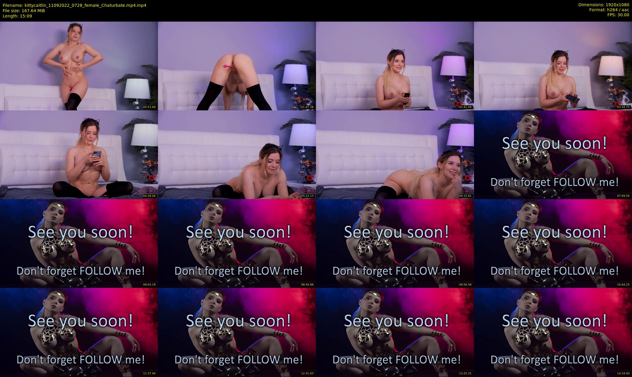 kittycaitlin — 16 minute Chaturbate female cam show recording, 1080p, Sep 11, 2022