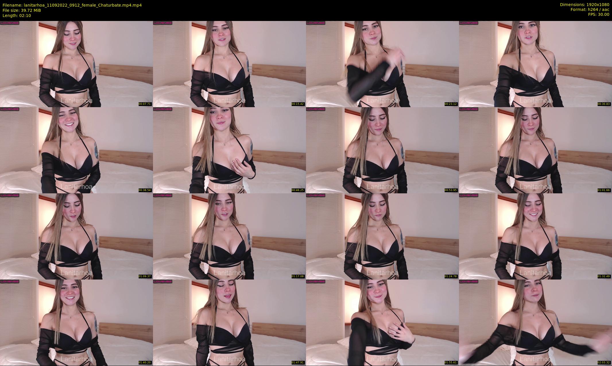 lanitarhoa — 3 minute Chaturbate female cam show recording, 1080p, Sep 11, 2022