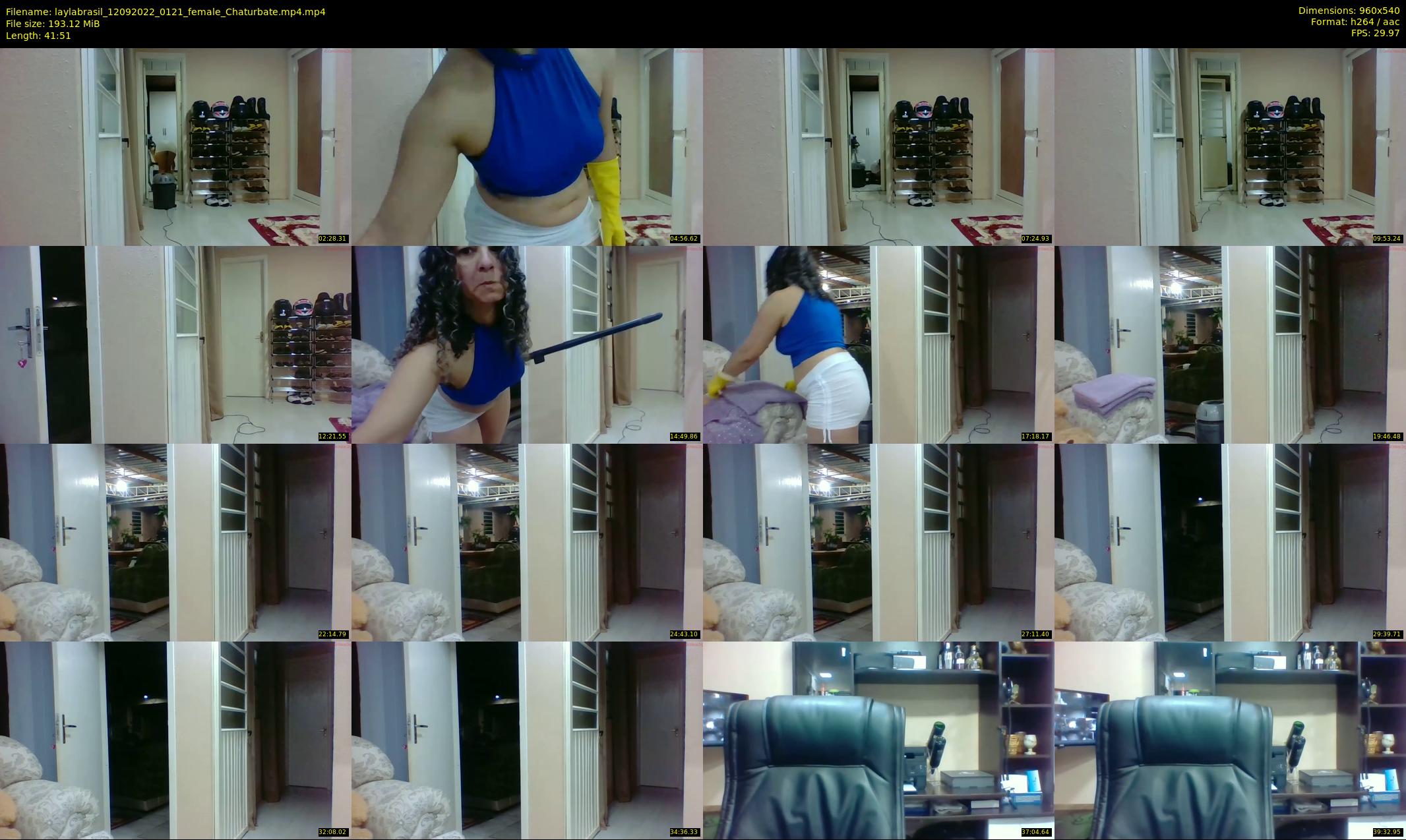 laylabrasil — 42 minute Chaturbate female cam show recording, 480p, Sep 12, 2022