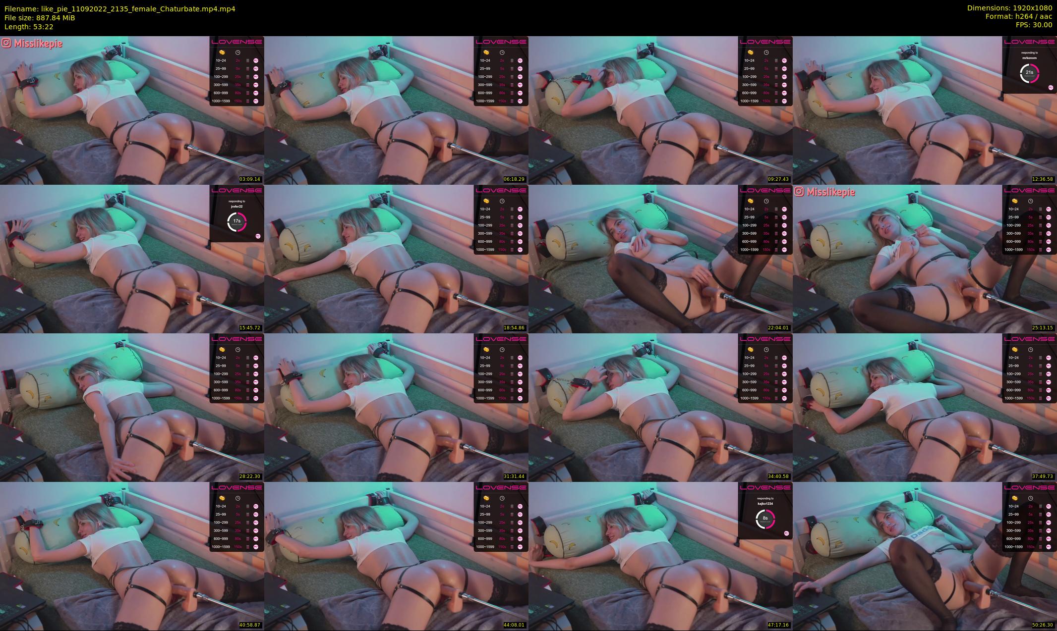 like_pie — 54 minute Chaturbate couple cam show recording, 1080p, Sep 11, 2022