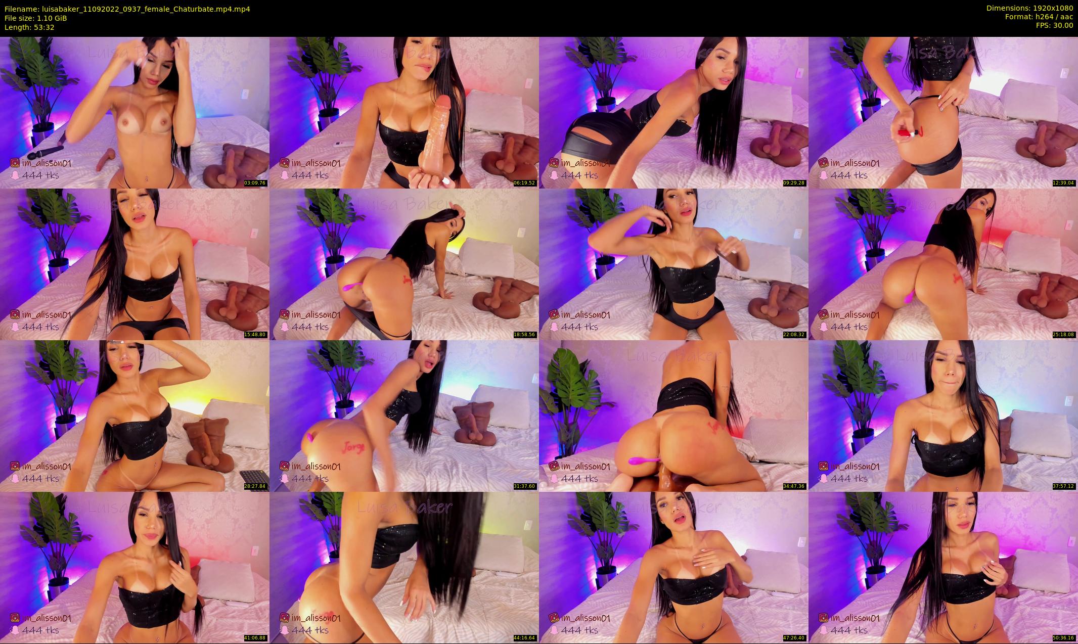 luisabaker — 54 minute Chaturbate female cam show recording, 1080p, Sep 11, 2022