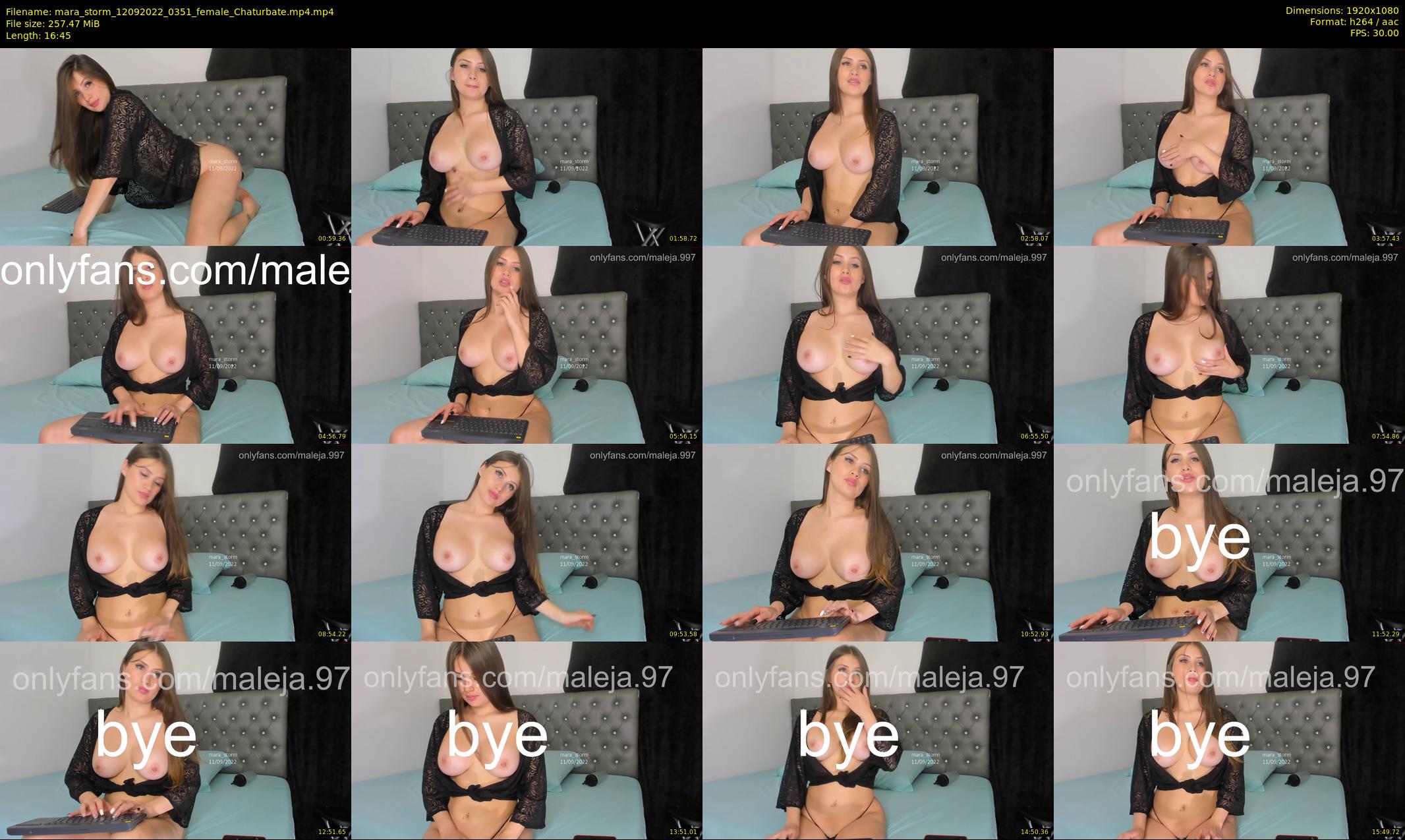 mara_storm — 17 minute Chaturbate female cam show recording, 1080p, Sep 12, 2022