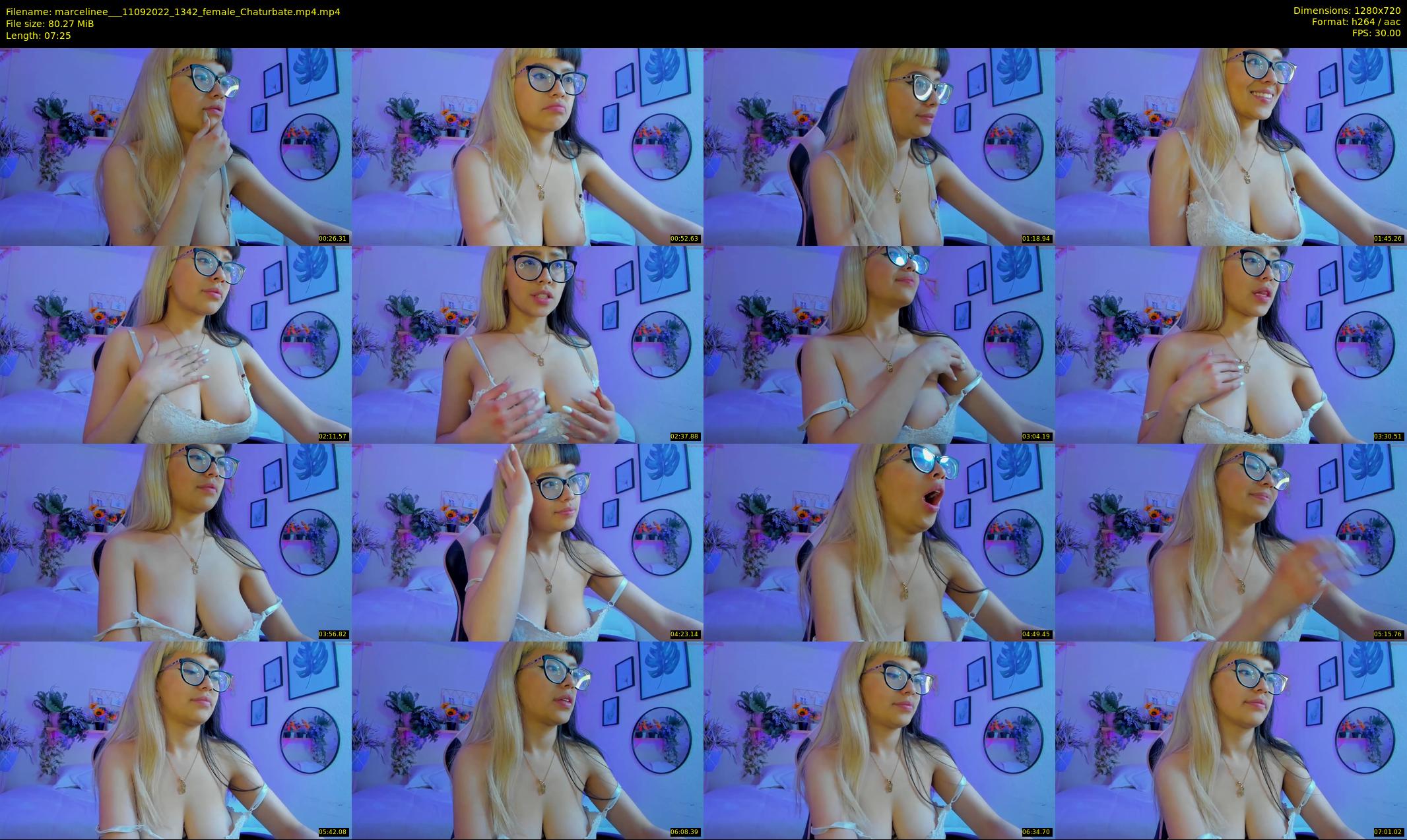 marcelinee__ — 8 minute Chaturbate female cam show recording, 720p, Sep 11, 2022