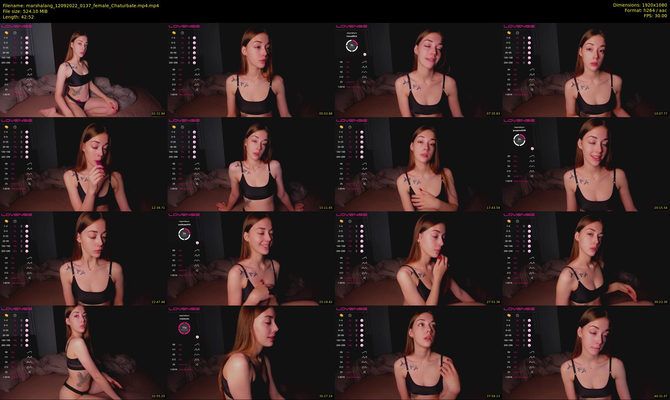 marshalang — 43 minute Chaturbate couple cam show recording, 1080p, Sep 12, 2022