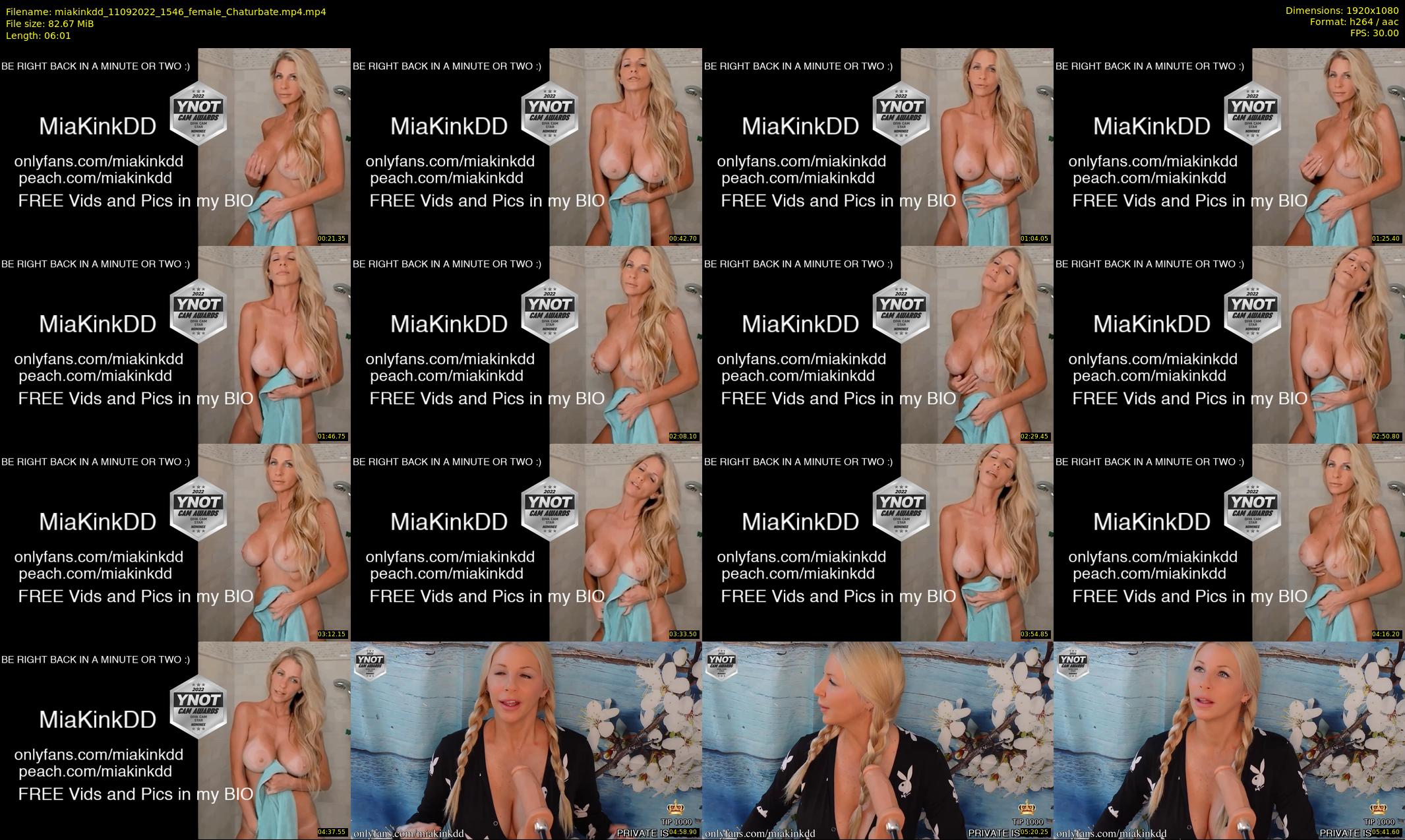 miakinkdd — 7 minute Chaturbate female cam show recording, 1080p, Sep 11, 2022