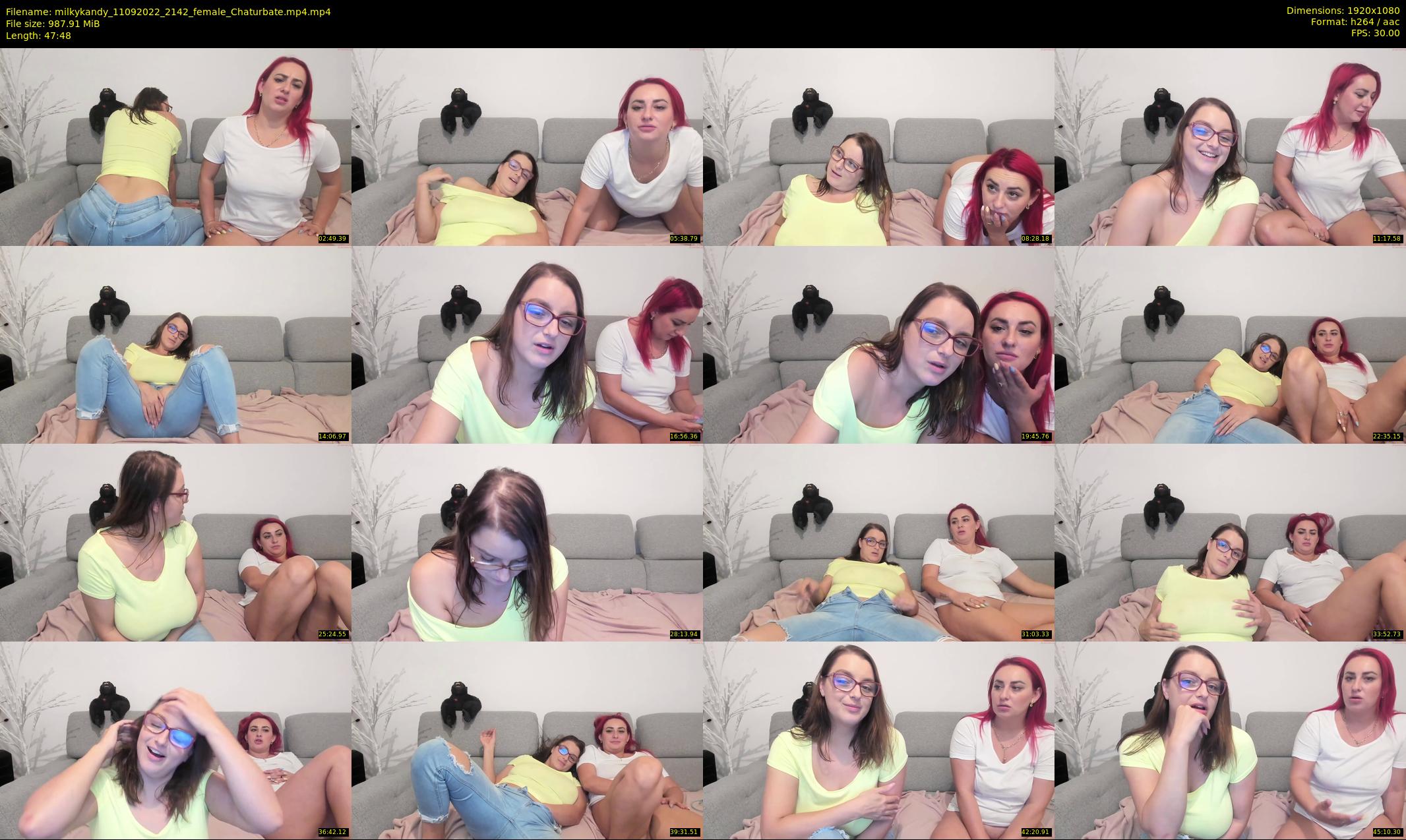 milkykandy — 48 minute Chaturbate female cam show recording, 1080p, Sep 11, 2022