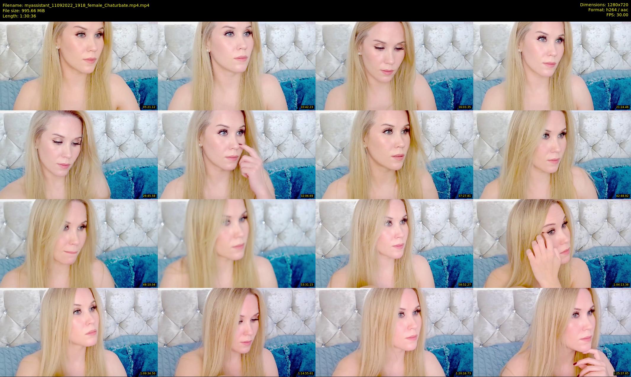 myassistant — 91 minute Chaturbate female cam show recording, 720p, Sep 11, 2022