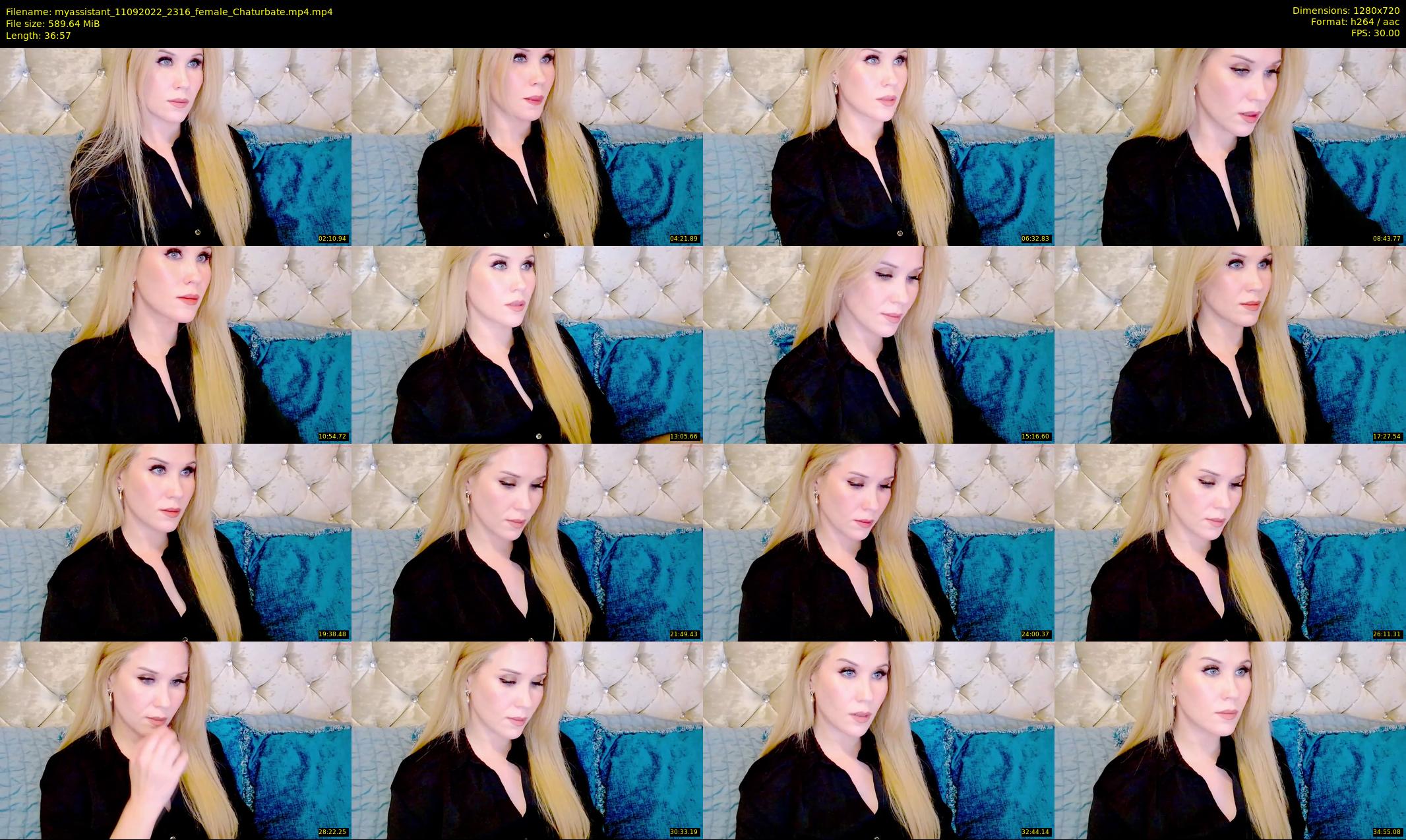 myassistant — 37 minute Chaturbate female cam show recording, 720p, Sep 11, 2022