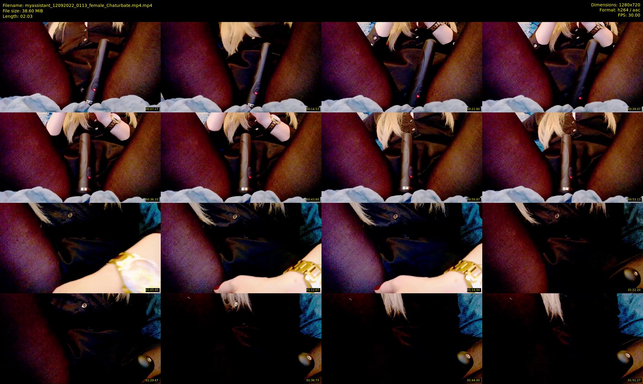 myassistant — 3 minute Chaturbate female cam show recording, 720p, Sep 12, 2022