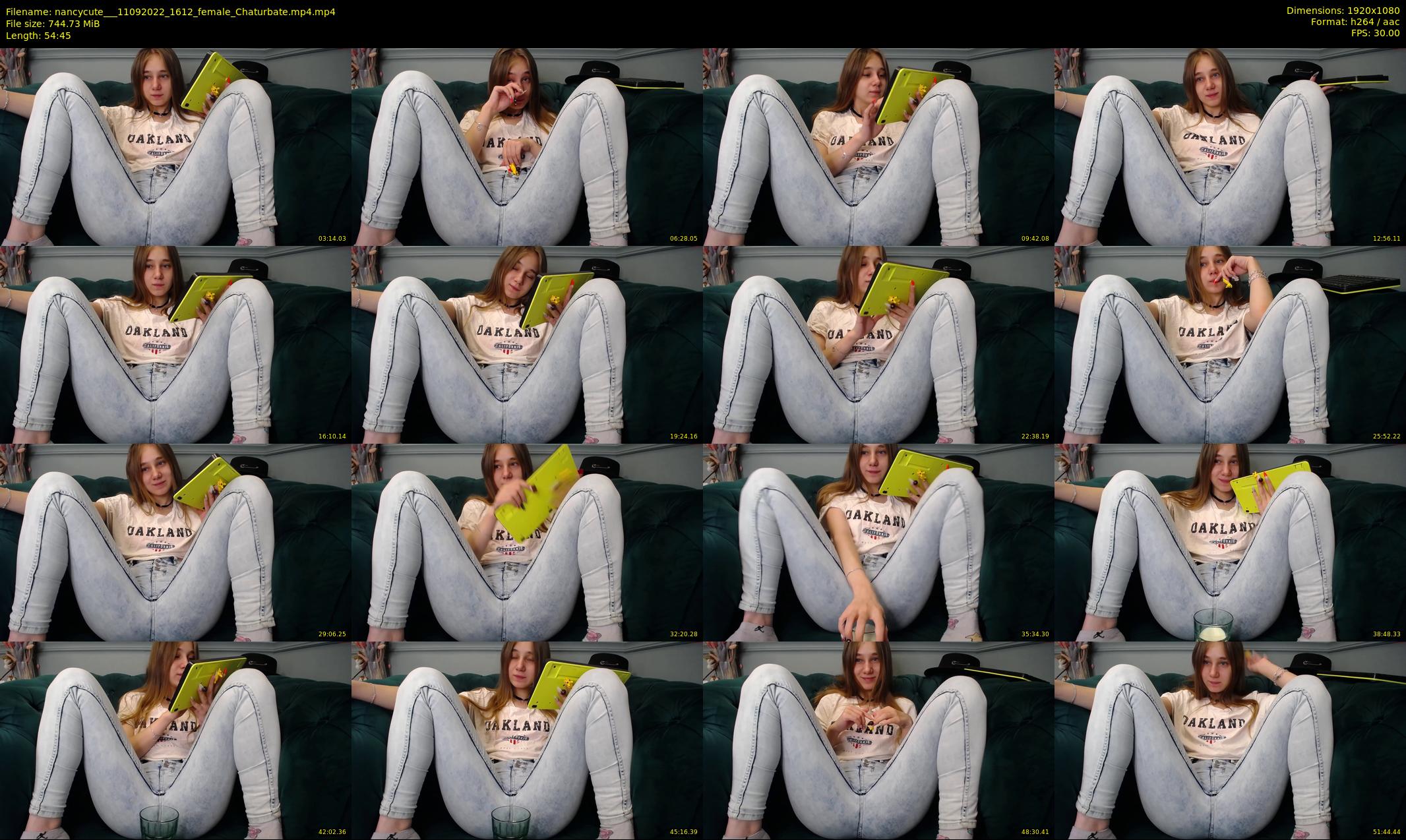 nancycute__ — 55 minute Chaturbate female cam show recording, 1080p, Sep 11, 2022