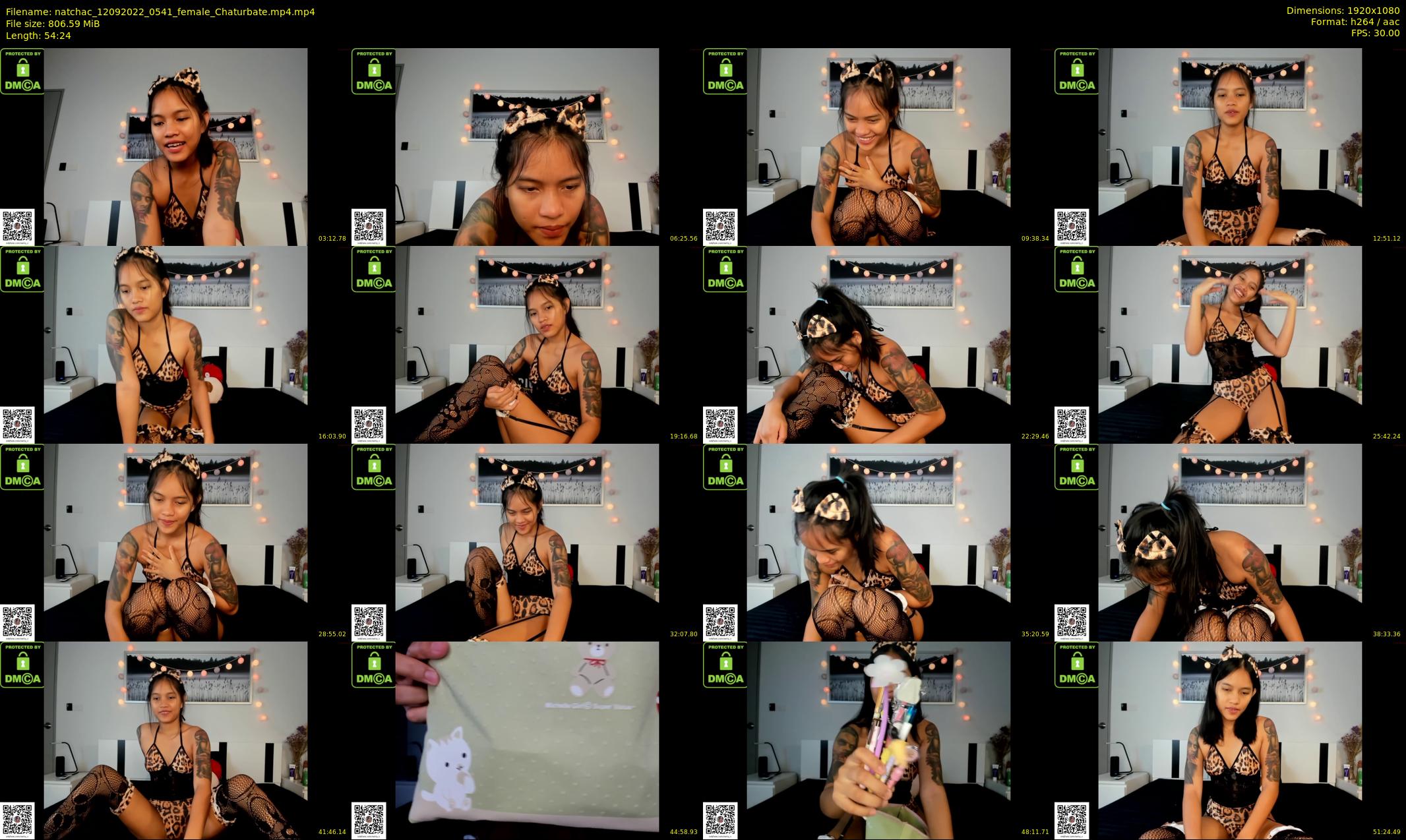 natchac — 55 minute Chaturbate female cam show recording, 1080p, Sep 12, 2022