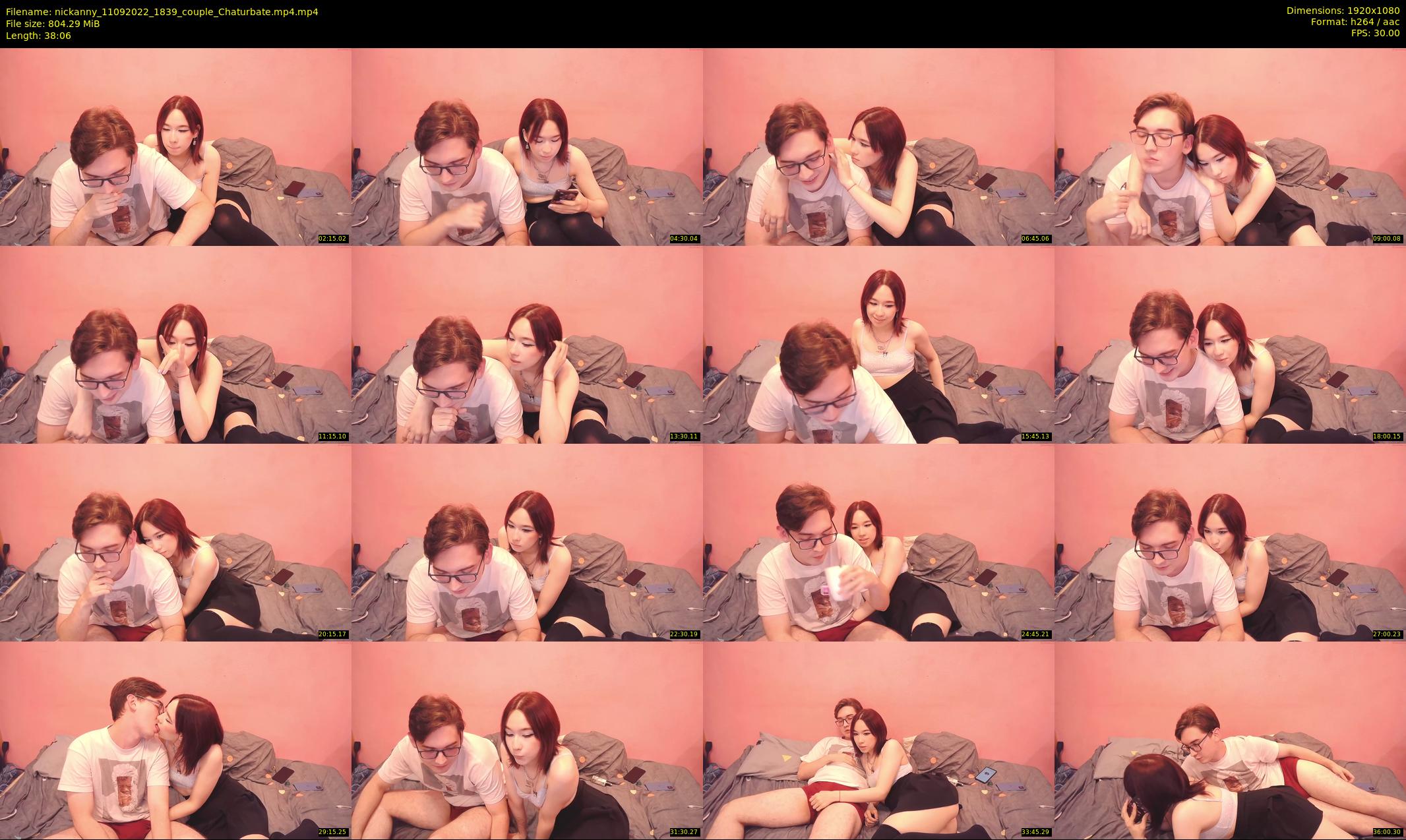nickanny — 39 minute Chaturbate couple cam show recording, 1080p, Sep 11, 2022