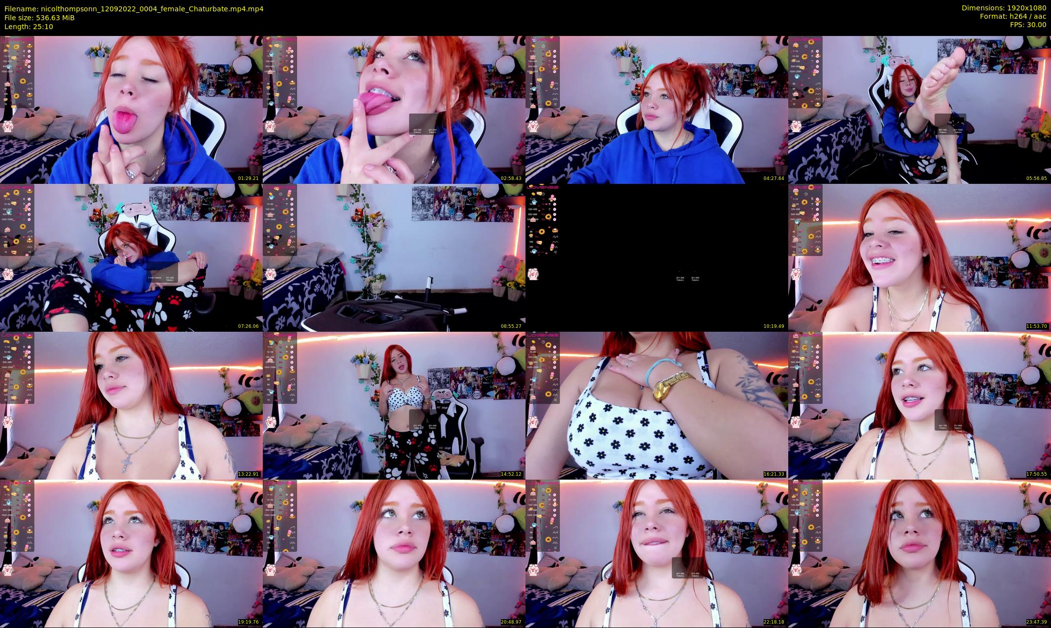 nicolthompsonn — 26 minute Chaturbate female cam show recording, 1080p, Sep 12, 2022