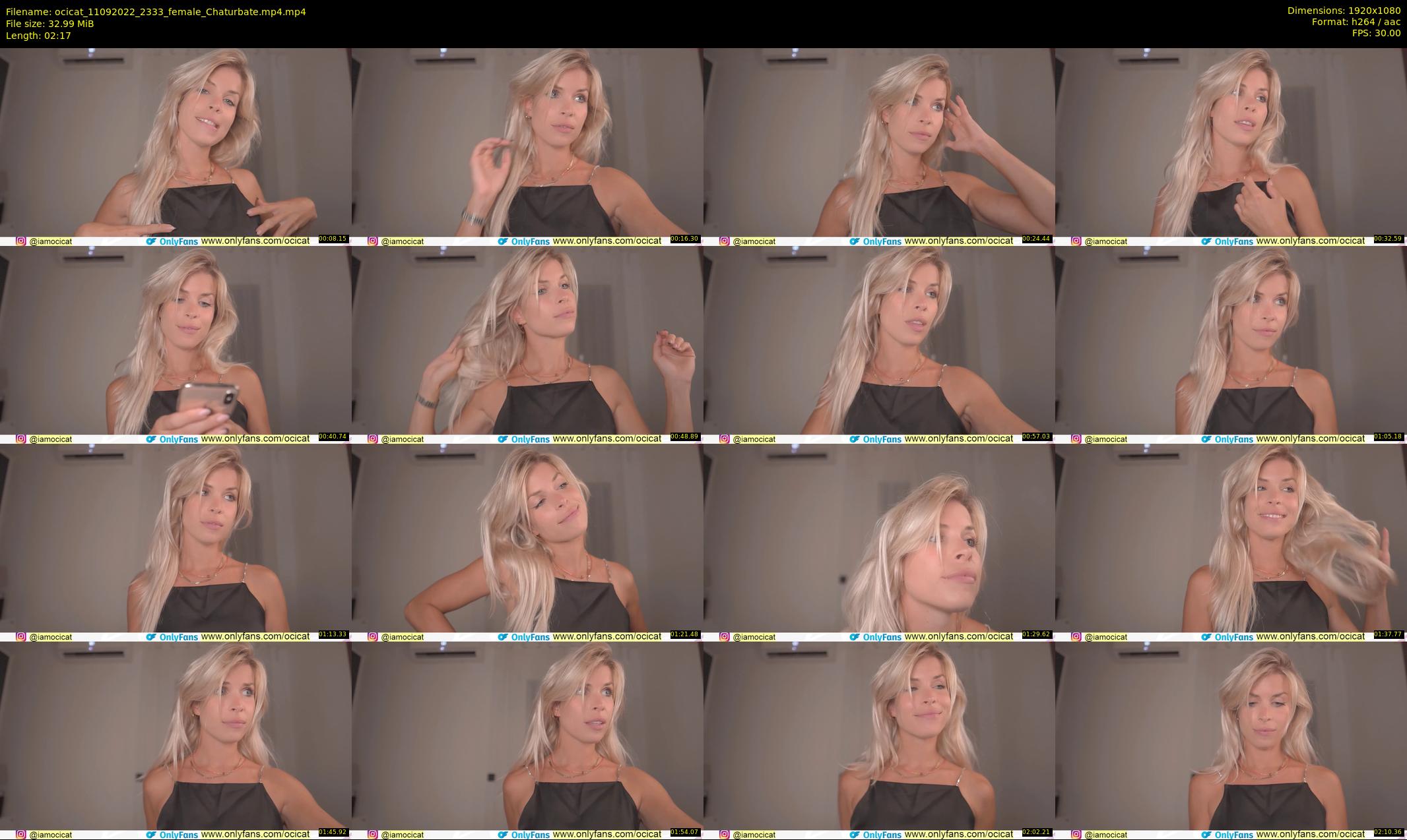 ocicat — 3 minute Chaturbate female cam show recording, 1080p, Sep 11, 2022