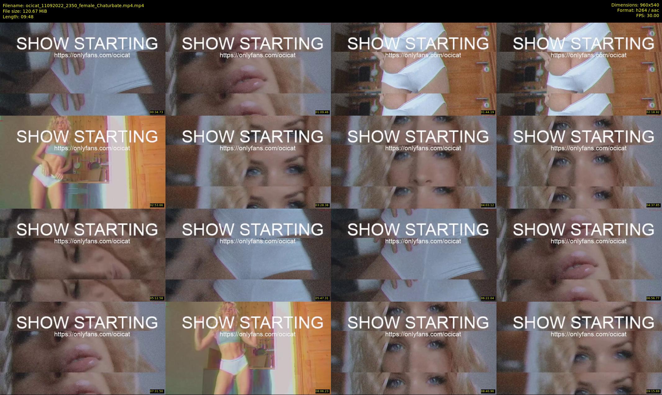 ocicat — 10 minute Chaturbate female cam show recording, 480p, Sep 11, 2022