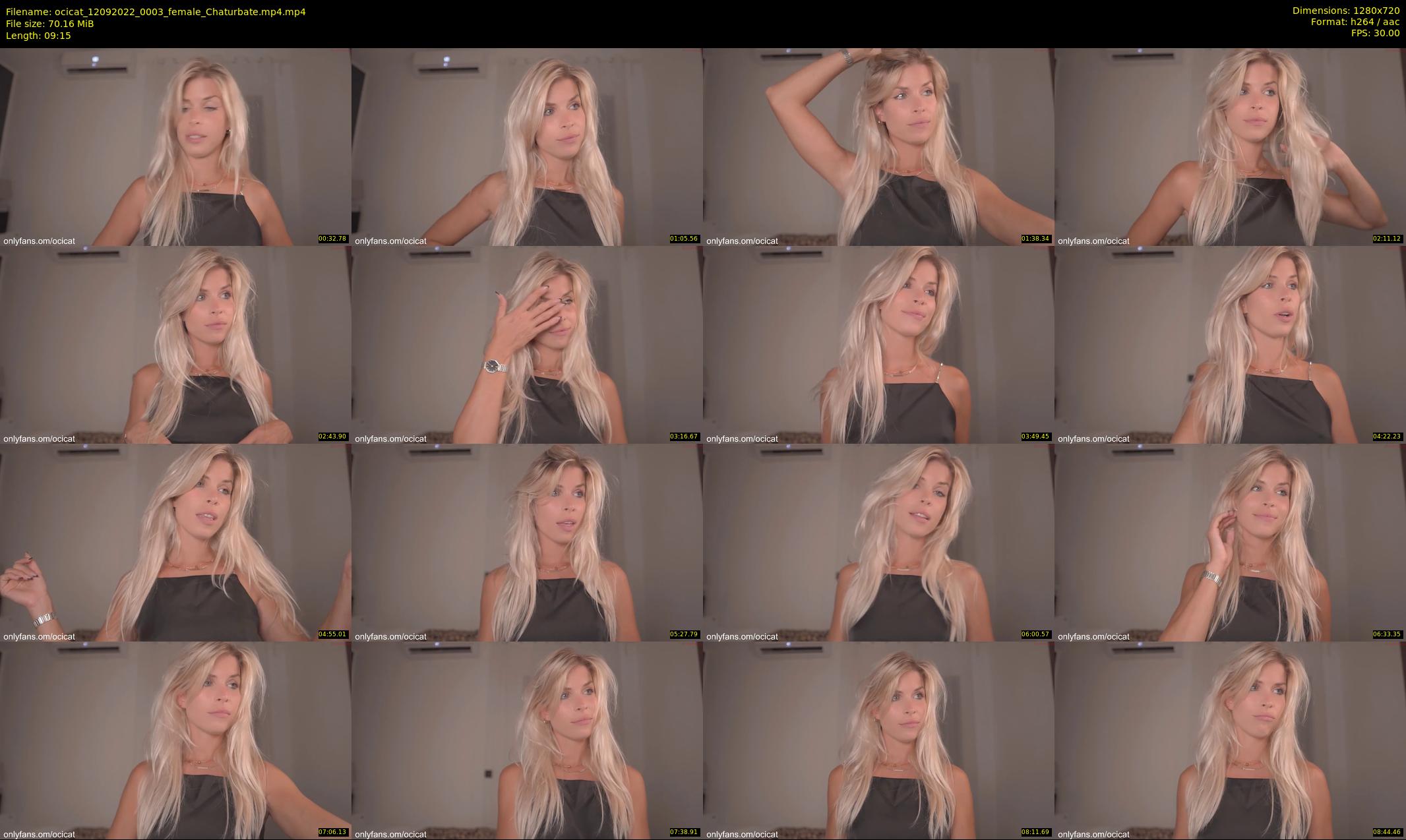 ocicat — 10 minute Chaturbate female cam show recording, 720p, Sep 12, 2022