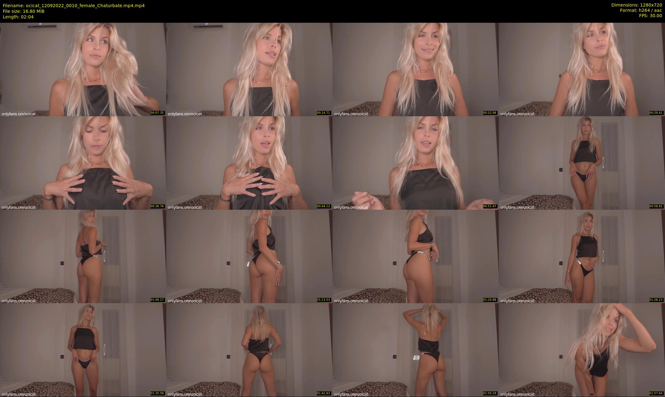 ocicat — 3 minute Chaturbate female cam show recording, 720p, Sep 12, 2022