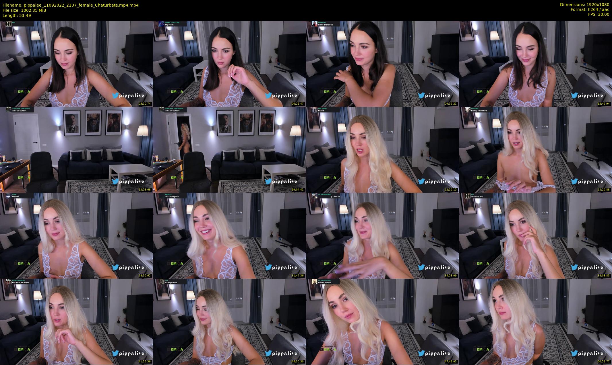 pippalee — 54 minute Chaturbate female cam show recording, 1080p, Sep 11, 2022