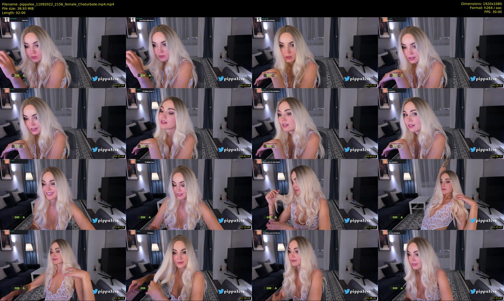 pippalee — 2 minute Chaturbate female cam show recording, 1080p, Sep 11, 2022