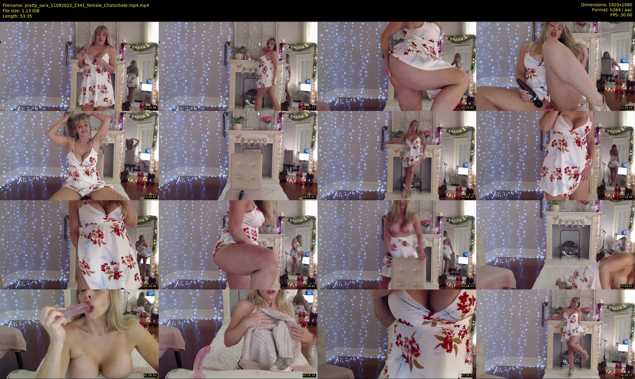 pretty_sara — 54 minute Chaturbate female cam show recording, 1080p, Sep 11, 2022