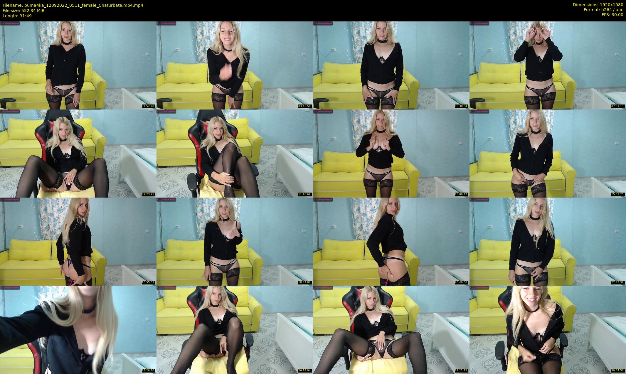 puma4ka — 32 minute Chaturbate female cam show recording, 1080p, Sep 12, 2022