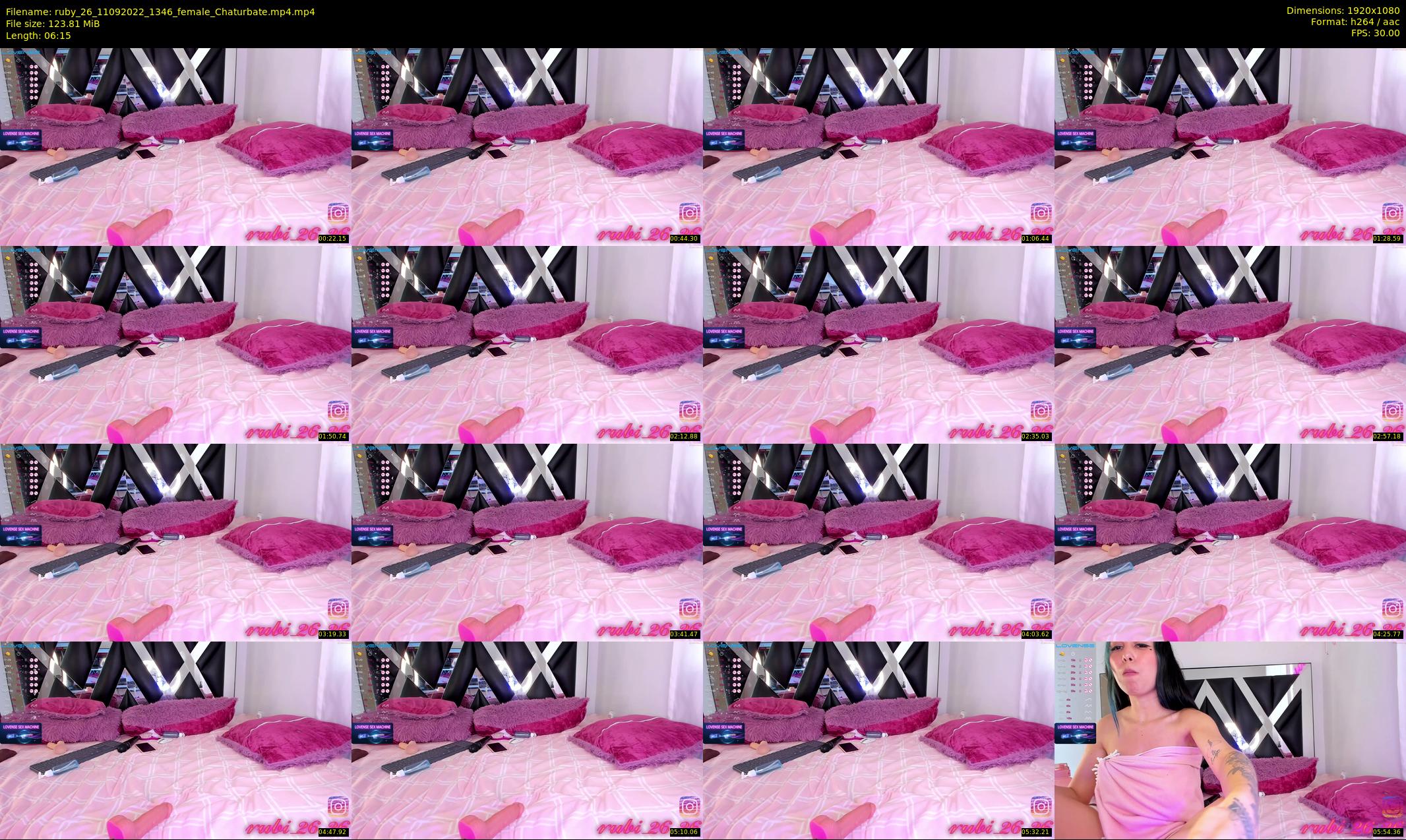 ruby_26 — 7 minute Chaturbate female cam show recording, 1080p, Sep 11, 2022
