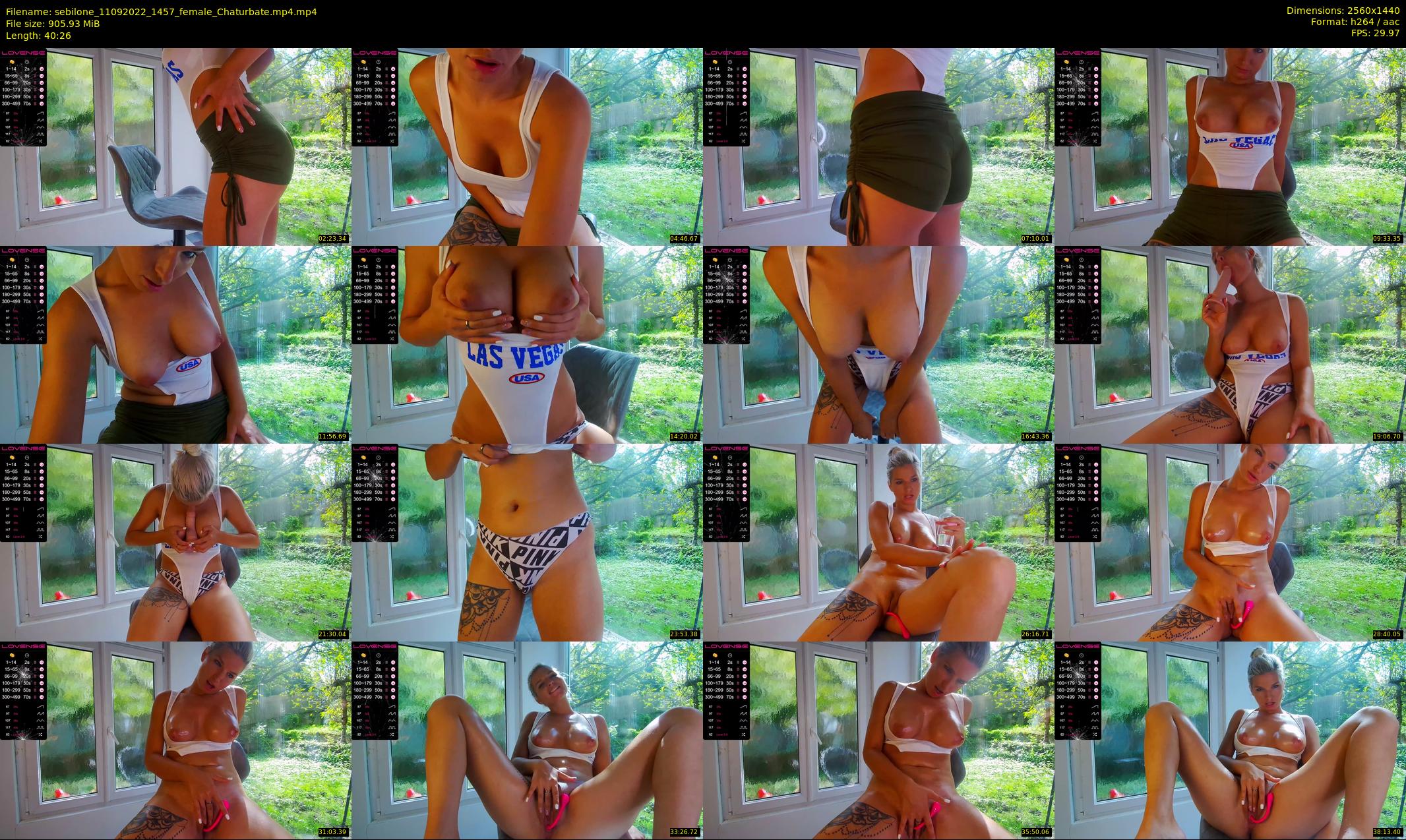 sebilone — 41 minute Chaturbate couple cam show recording, 1080p, Sep 11, 2022