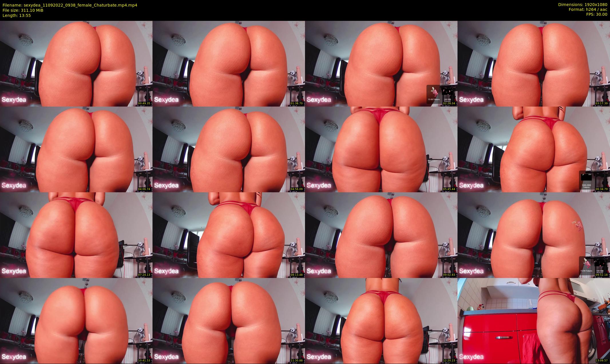 sexydea — 14 minute Chaturbate female cam show recording, 1080p, Sep 11, 2022