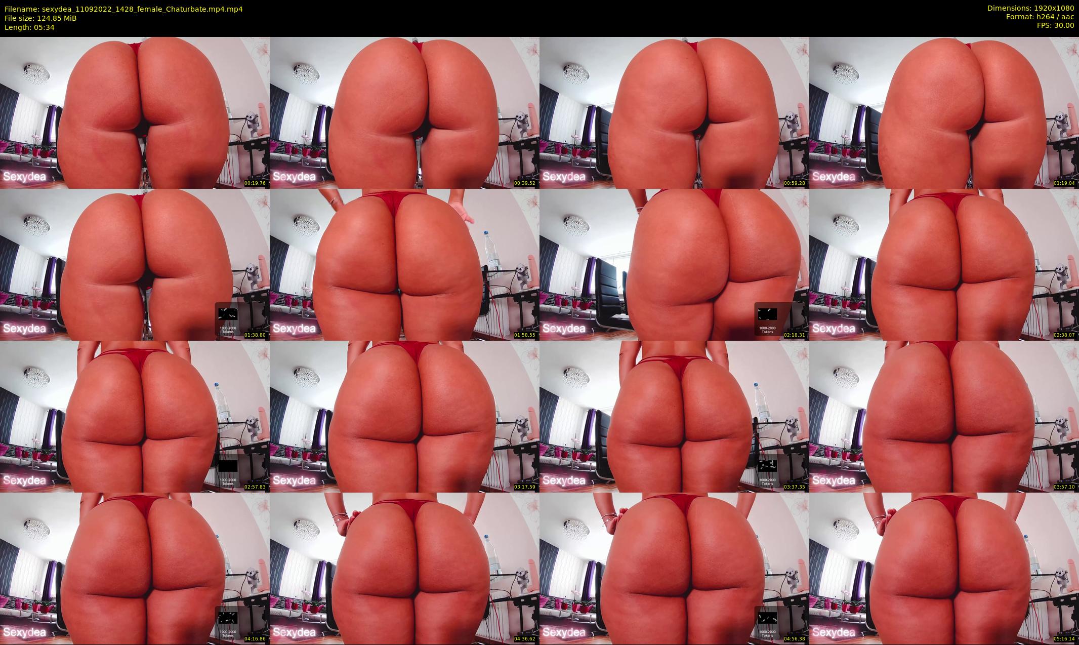 sexydea — 6 minute Chaturbate female cam show recording, 1080p, Sep 11, 2022