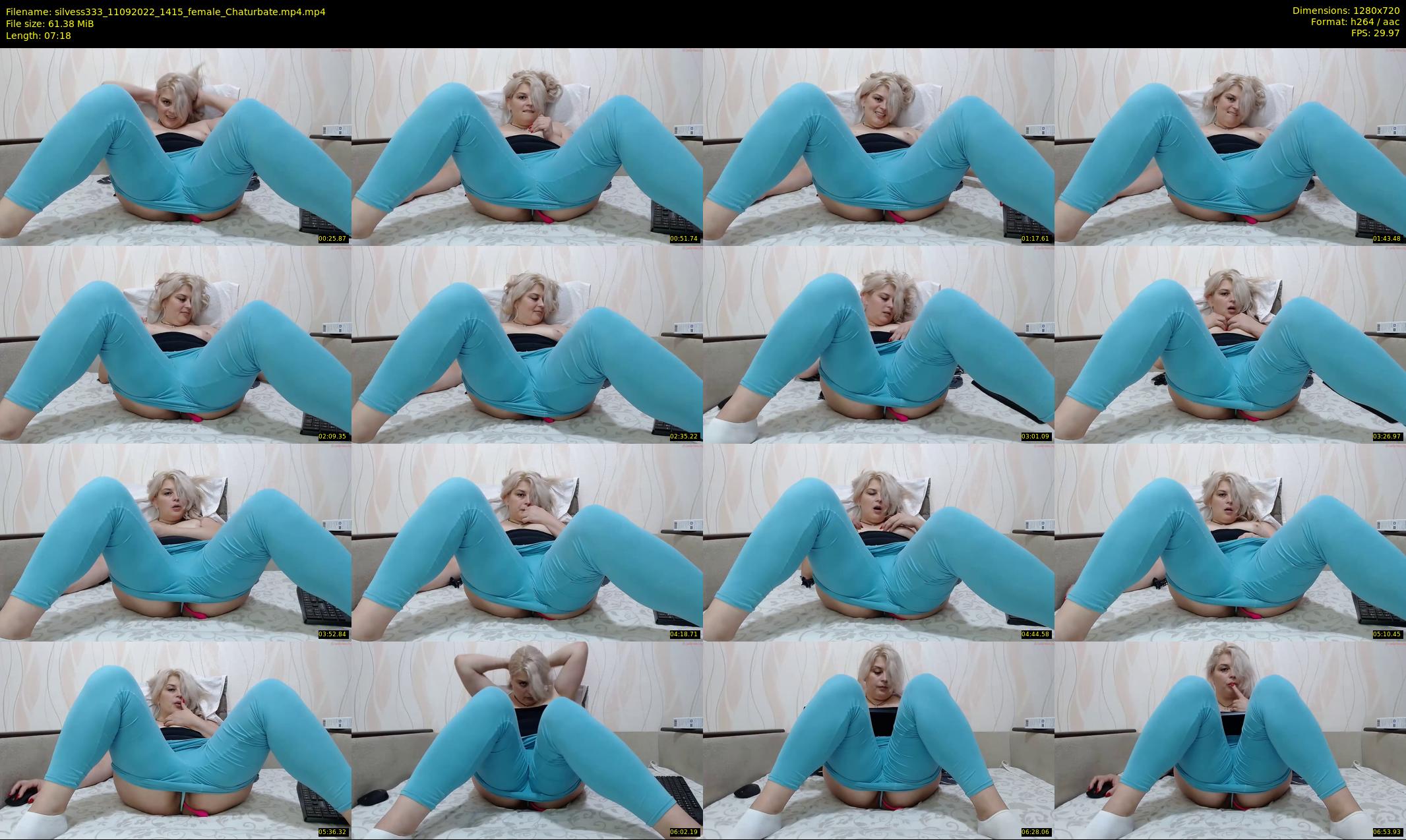 silvess333 — 8 minute Chaturbate female cam show recording, 720p, Sep 11, 2022