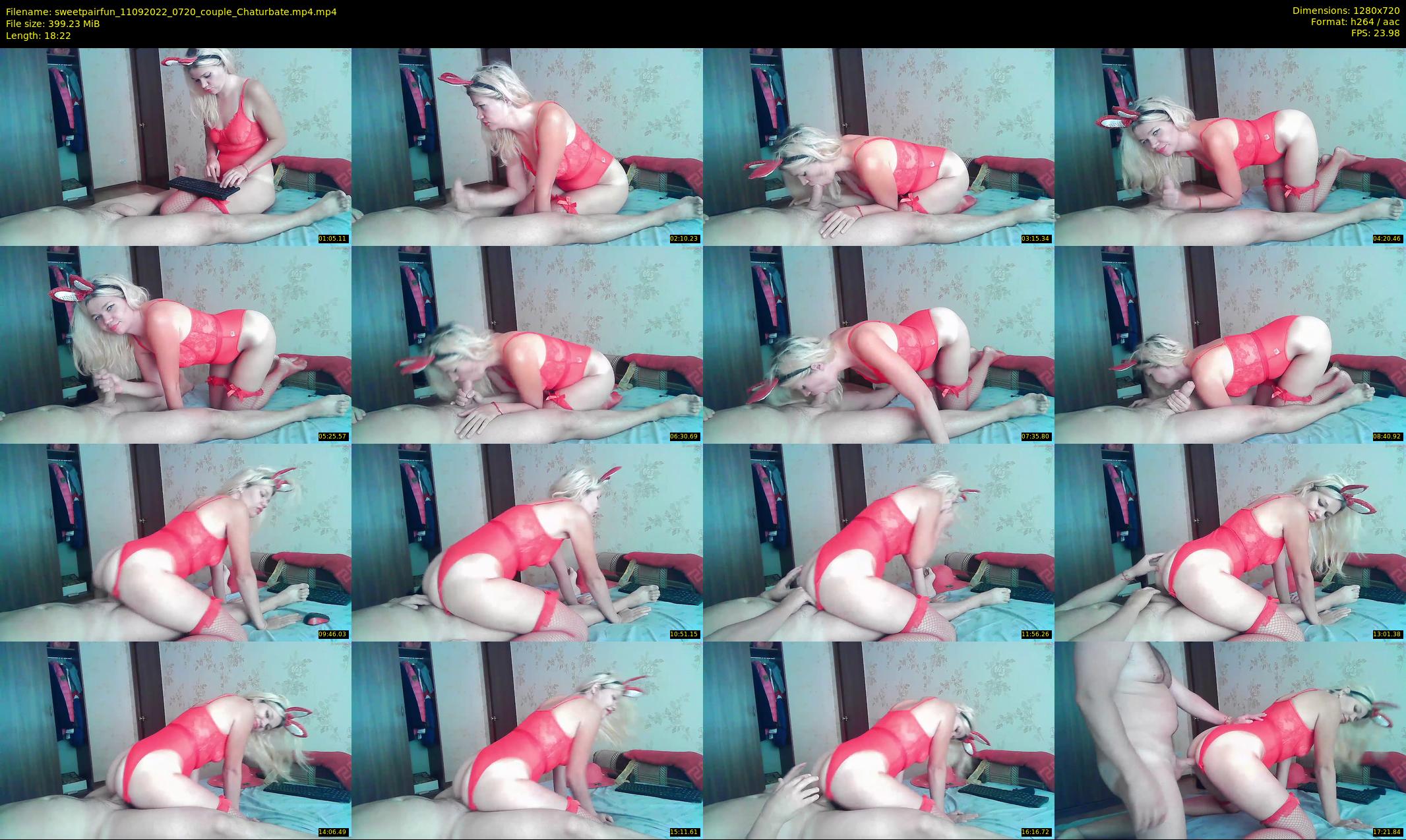 sweetpairfun — 19 minute Chaturbate couple cam show recording, 720p, Sep 11, 2022