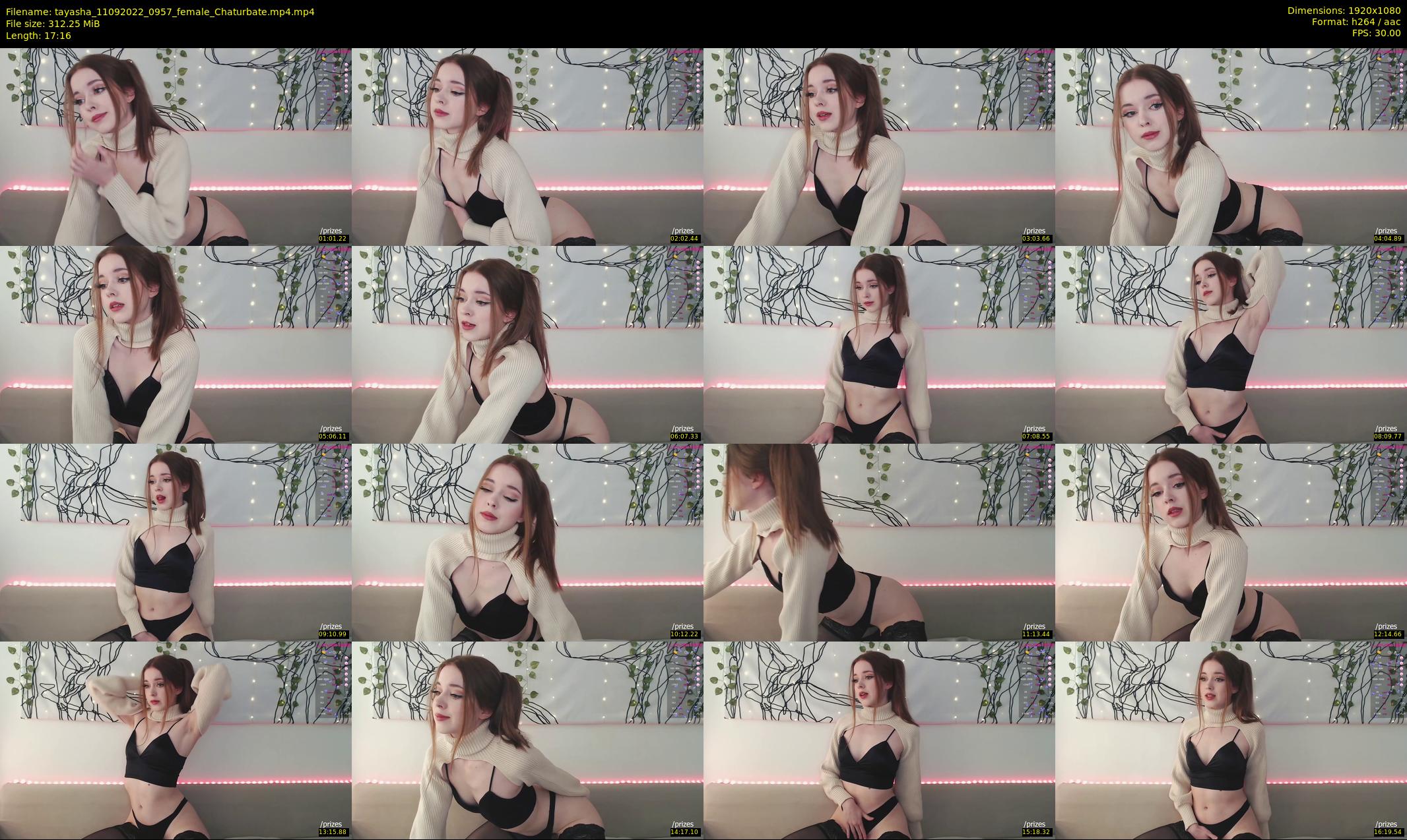 tayasha — 18 minute Chaturbate female cam show recording, 1080p, Sep 11, 2022