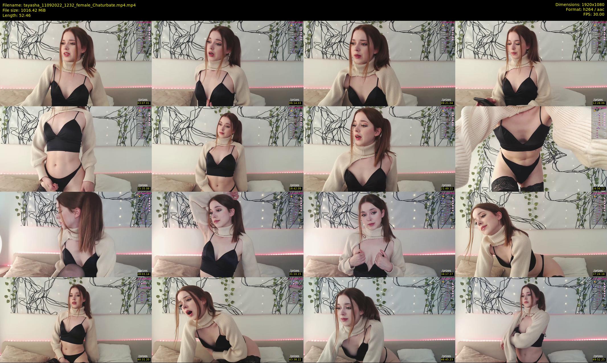 tayasha — 53 minute Chaturbate female cam show recording, 1080p, Sep 11, 2022