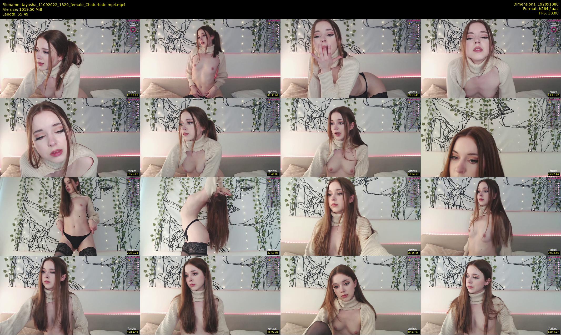 tayasha — 56 minute Chaturbate female cam show recording, 1080p, Sep 11, 2022