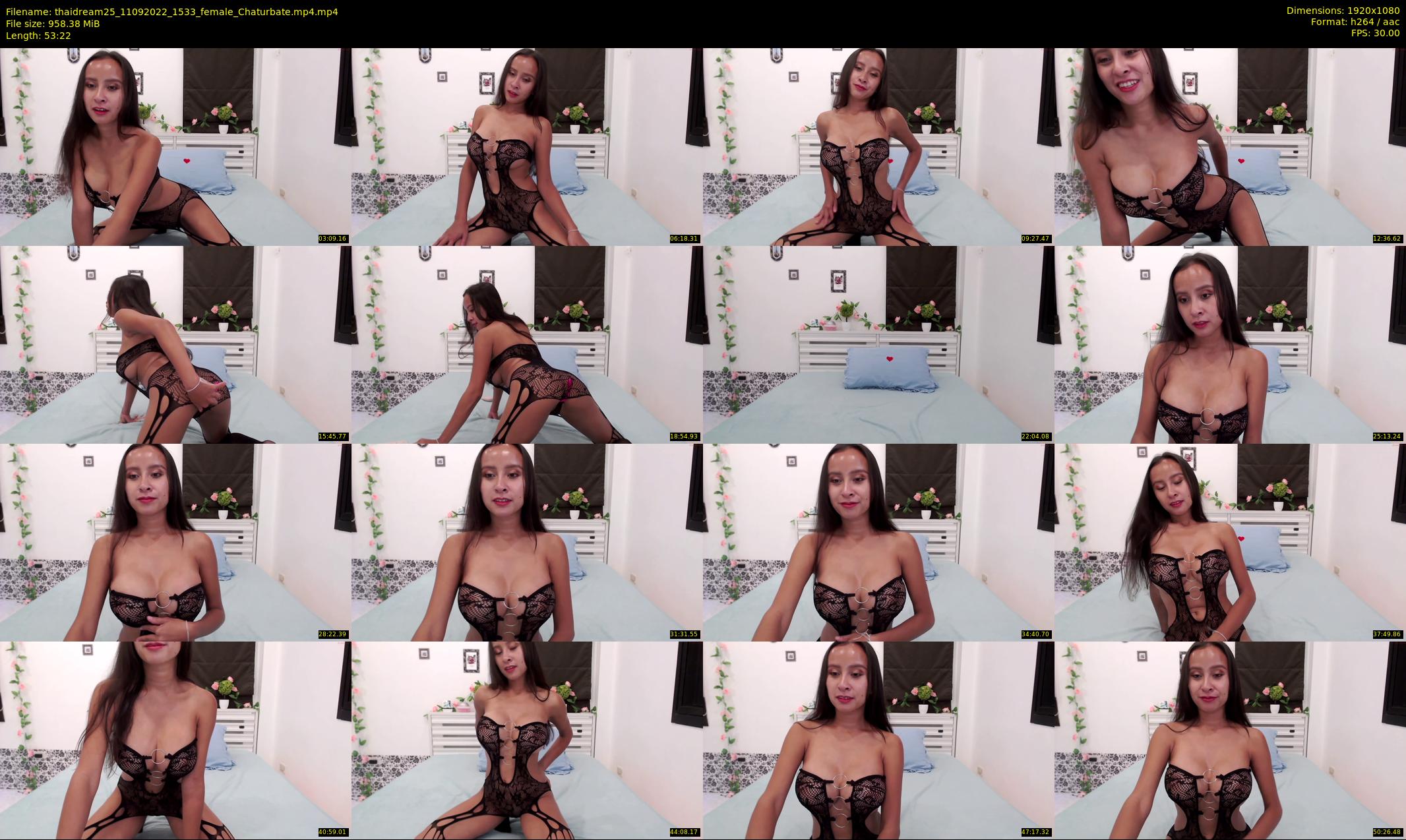 thaidream25 — 54 minute Chaturbate female cam show recording, 1080p, Sep 11, 2022