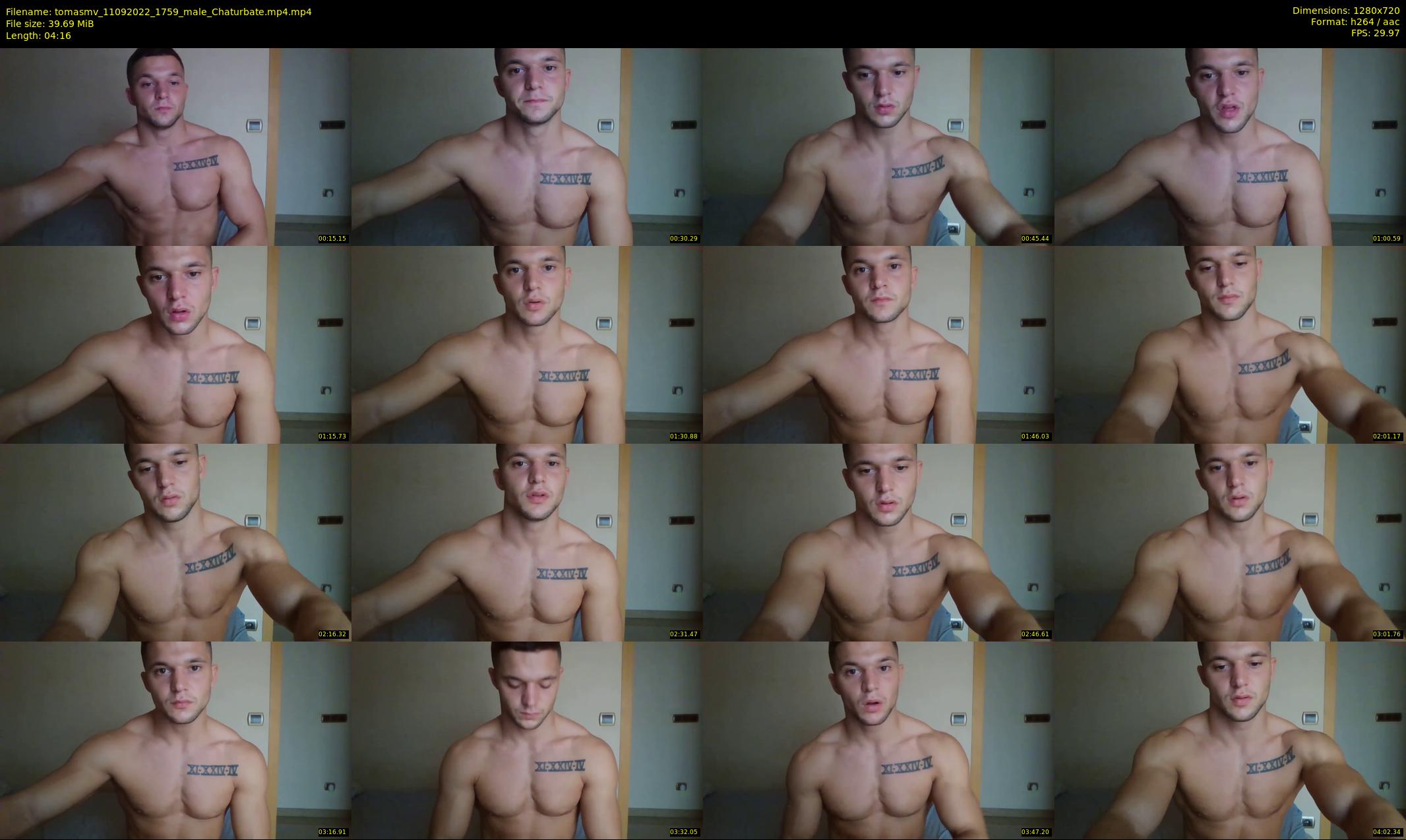 tomasmv — 5 minute Chaturbate male cam show recording, 720p, Sep 11, 2022